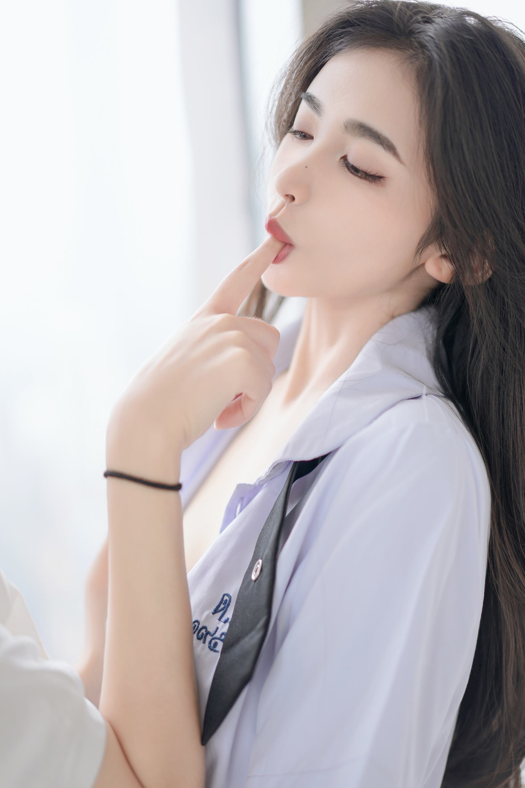 图片[10]-秀人名模鱼子酱Fish+谭小灵 – 《双人JK》[24P] – 速更版-美库