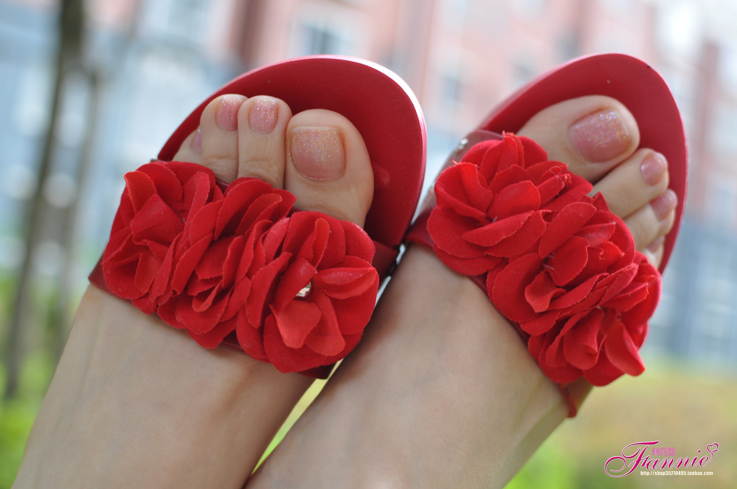 图片[10]-Fannie芬妮每足园 No.502 夏日足下 清爽靓丽 红拖[53P] – 速更版-美库