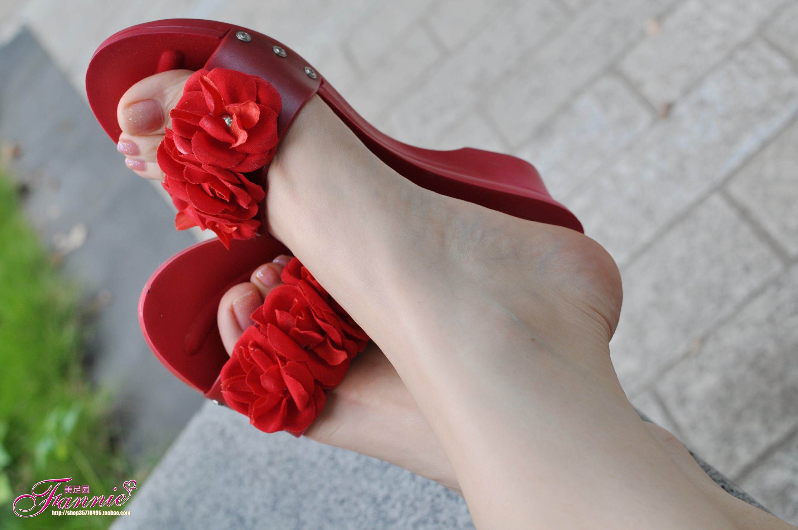 图片[12]-Fannie芬妮每足园 No.502 夏日足下 清爽靓丽 红拖[53P] – 速更版-美库