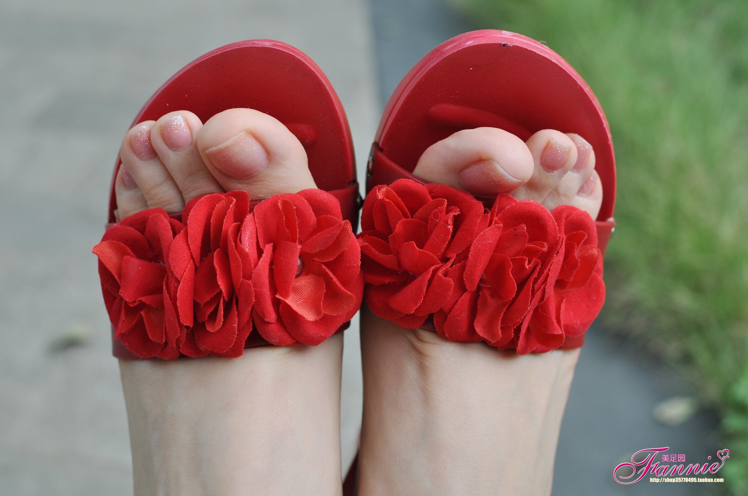 图片[15]-Fannie芬妮每足园 No.502 夏日足下 清爽靓丽 红拖[53P] – 速更版-美库
