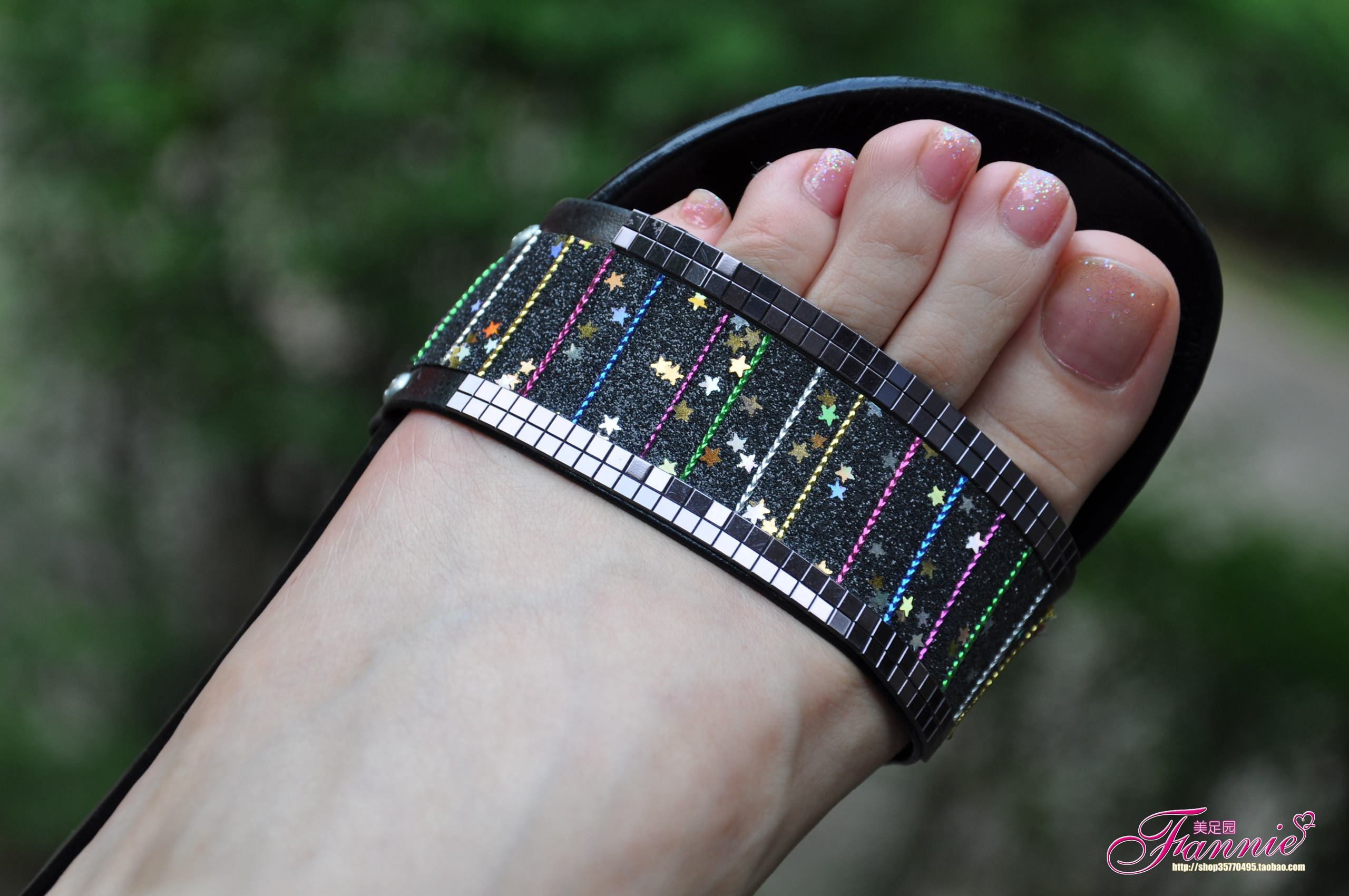 图片[16]-Fannie芬妮每足园 No.504 夏日足下 清爽靓丽 黑色拖鞋1[43P] – 速更版-美库