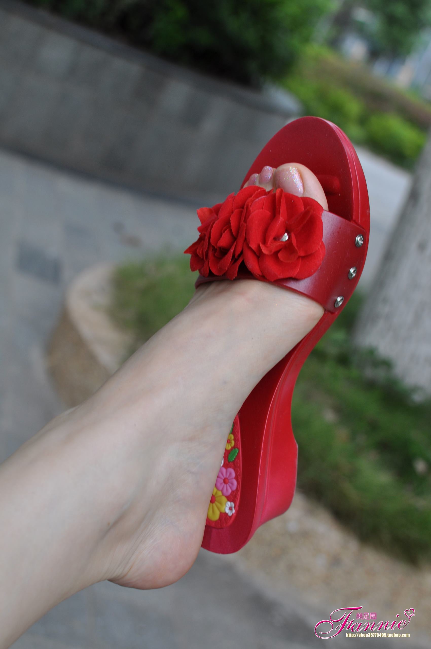 图片[45]-Fannie芬妮每足园 No.502 夏日足下 清爽靓丽 红拖[53P] – 速更版-美库