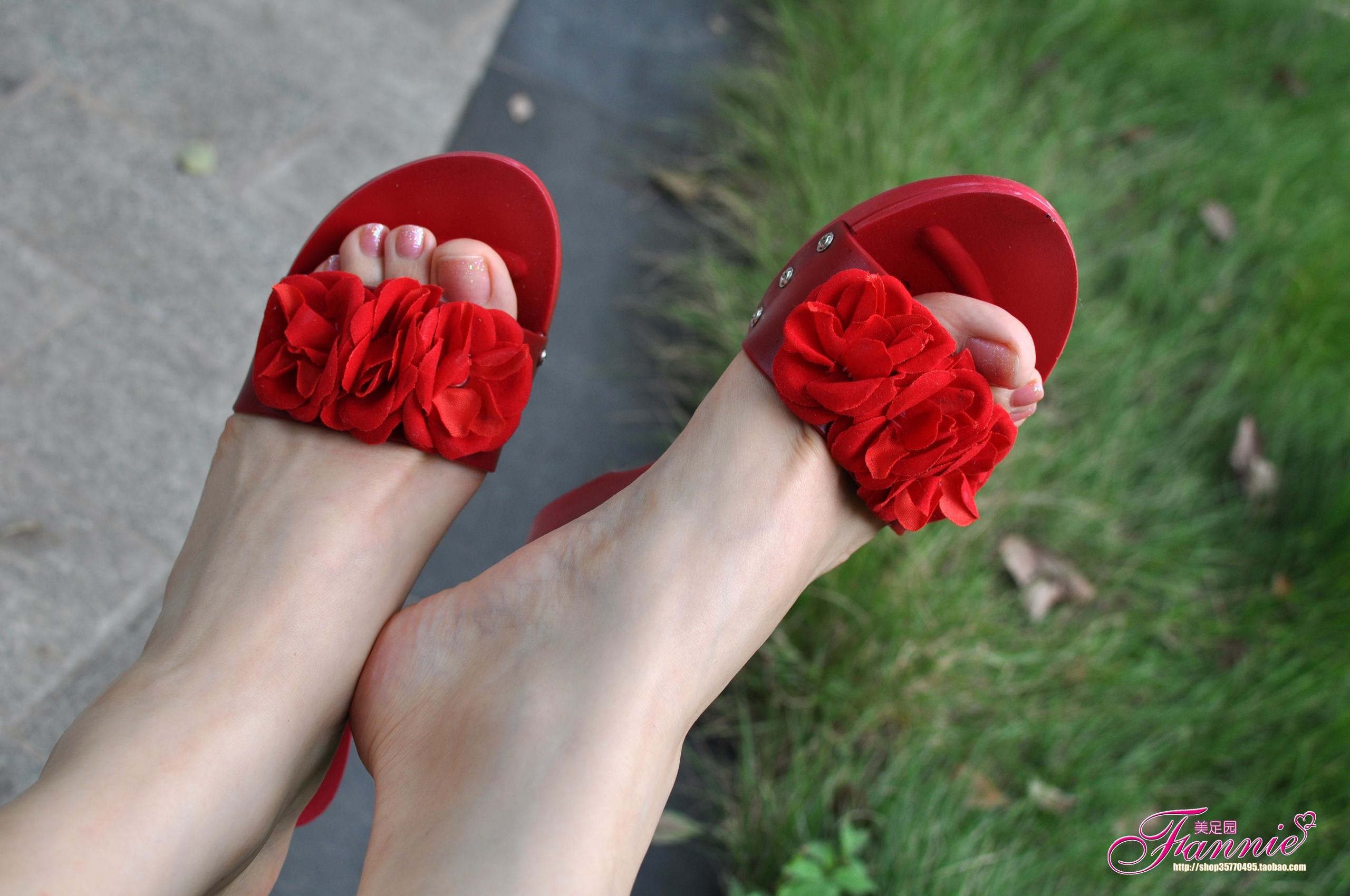 图片[53]-Fannie芬妮每足园 No.502 夏日足下 清爽靓丽 红拖[53P] – 速更版-美库