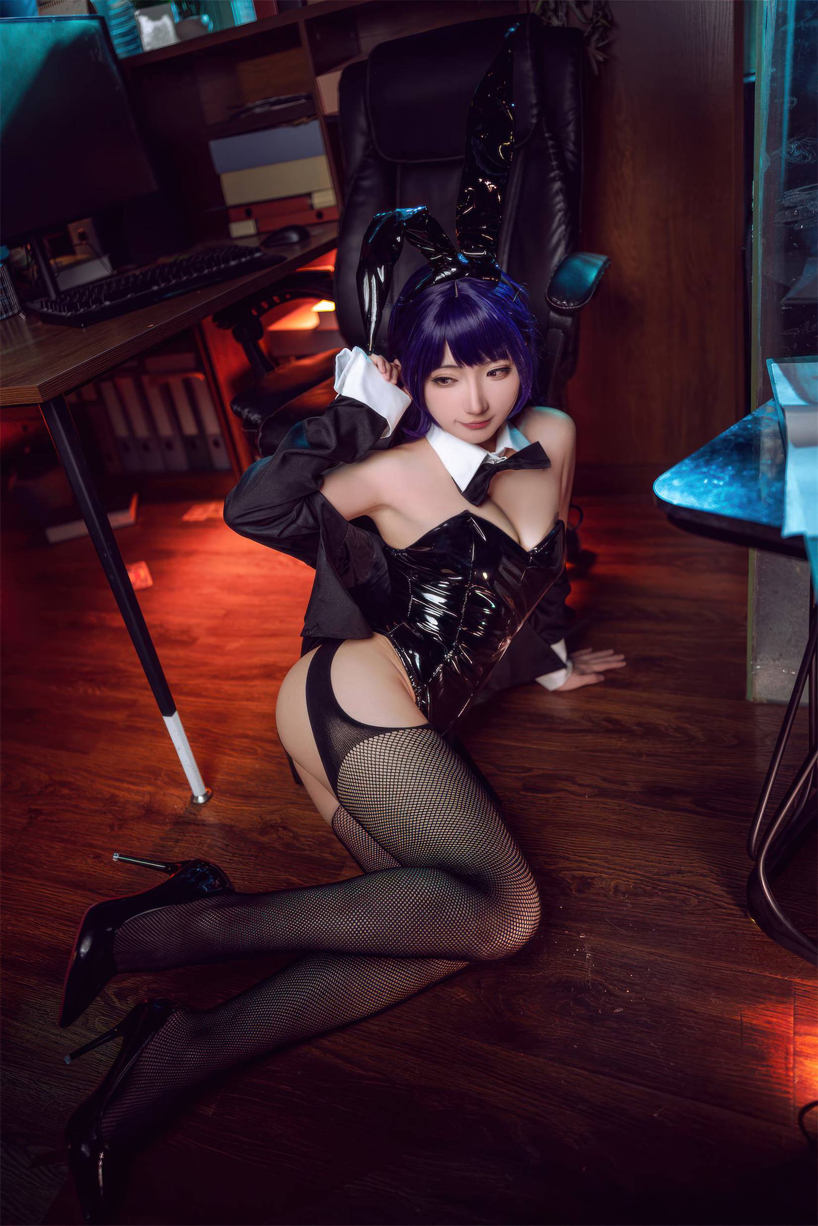 图片[17]-是三不是世w – 喜多川海梦 紫发兔女郎[30P] – 速更版-美库