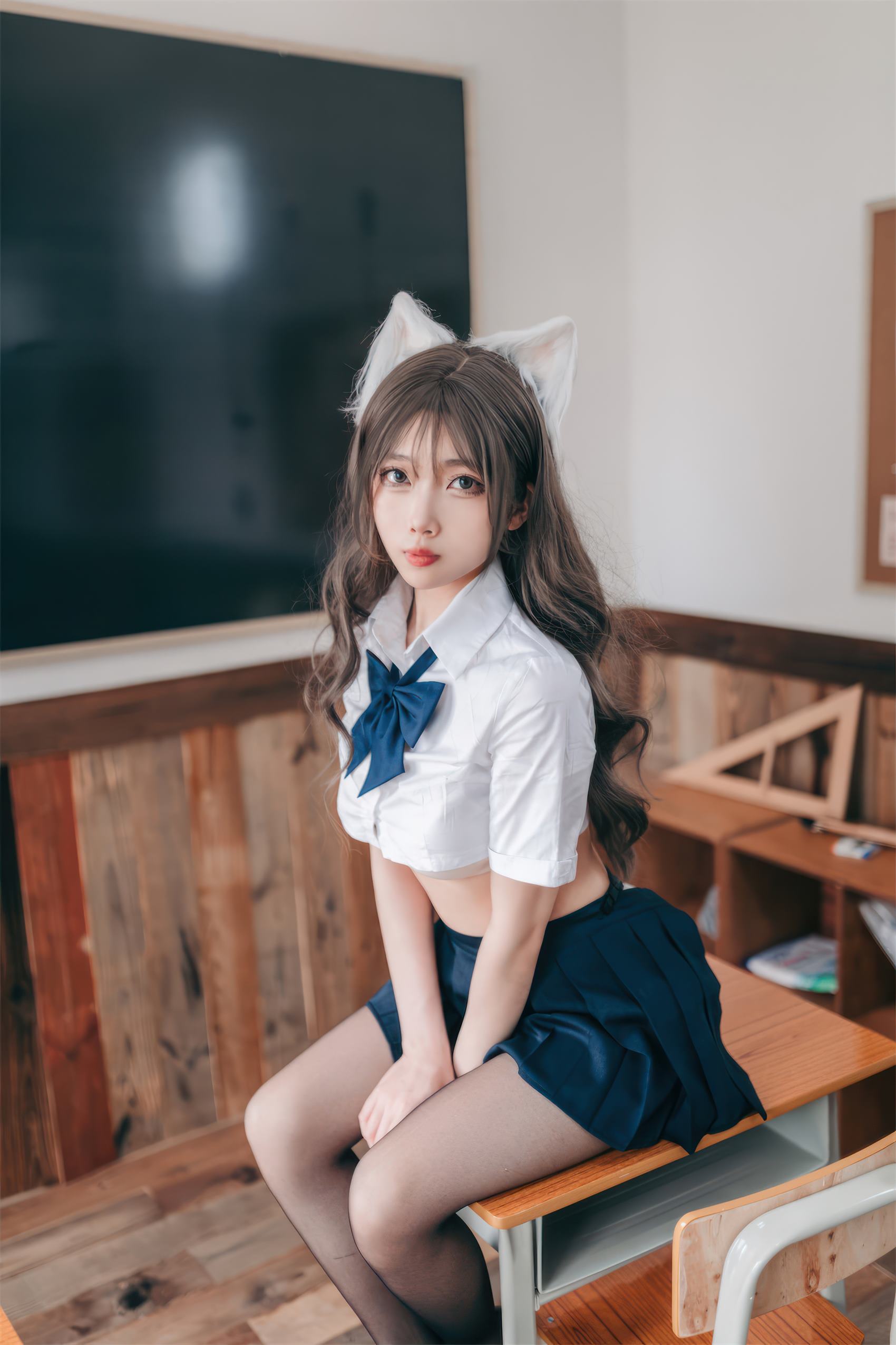 图片[13]-杏仁曲奇  – 生徒会坏猫猫[28P] – 速更版-美库