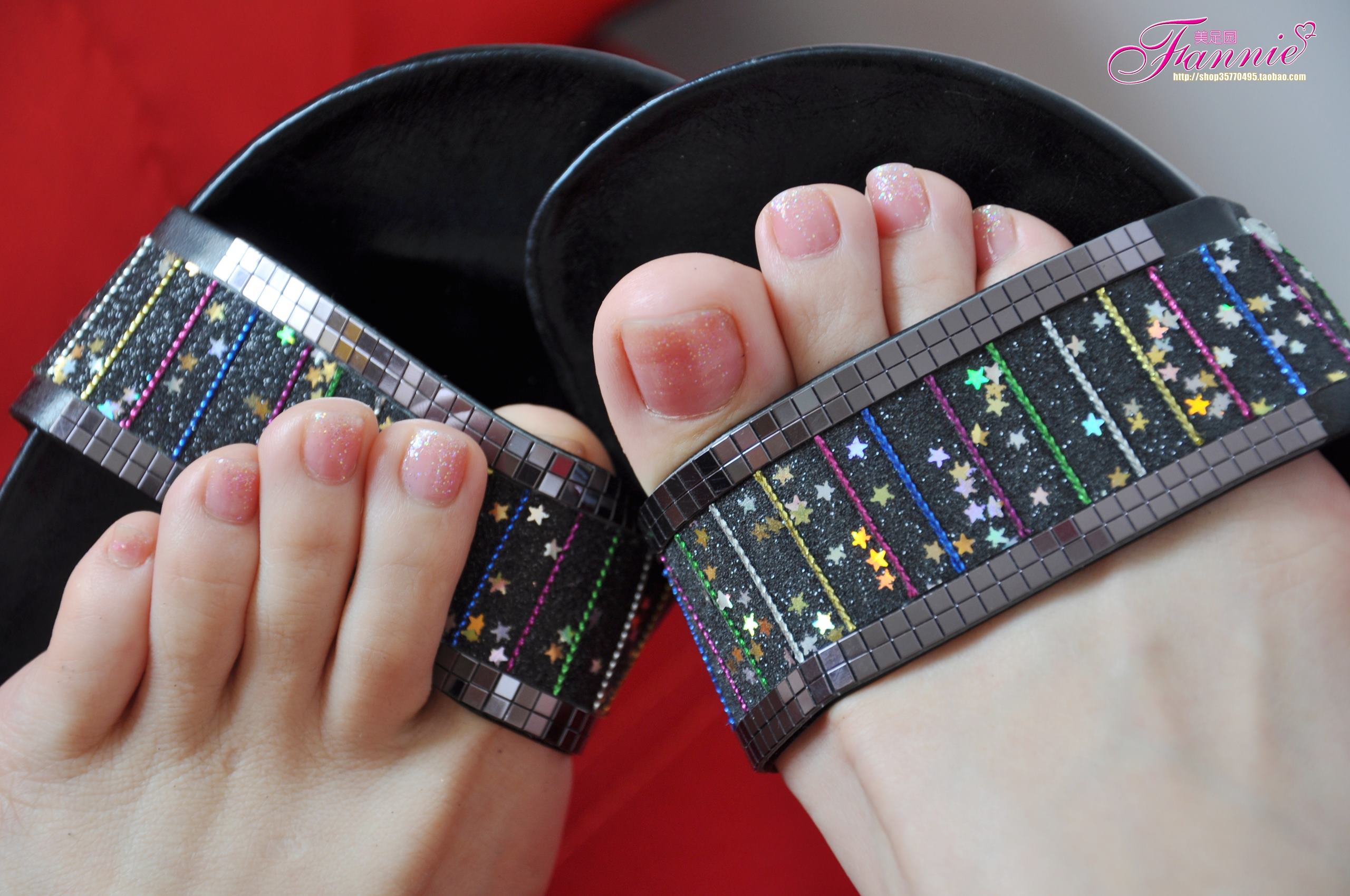 图片[17]-Fannie芬妮每足园 No.505 夏日足下 清爽靓丽 黑色拖鞋2[57P] – 速更版-美库