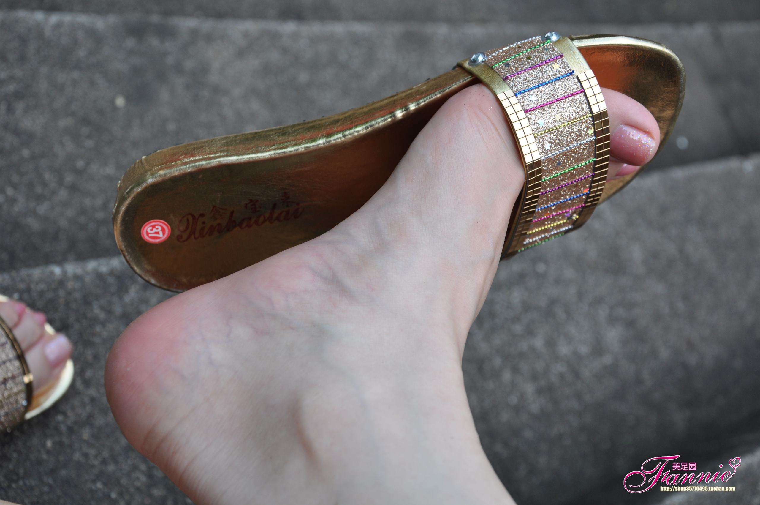 图片[42]-Fannie芬妮每足园 No.507 夏日足下 清爽靓丽 金色拖鞋[47P] – 速更版-美库