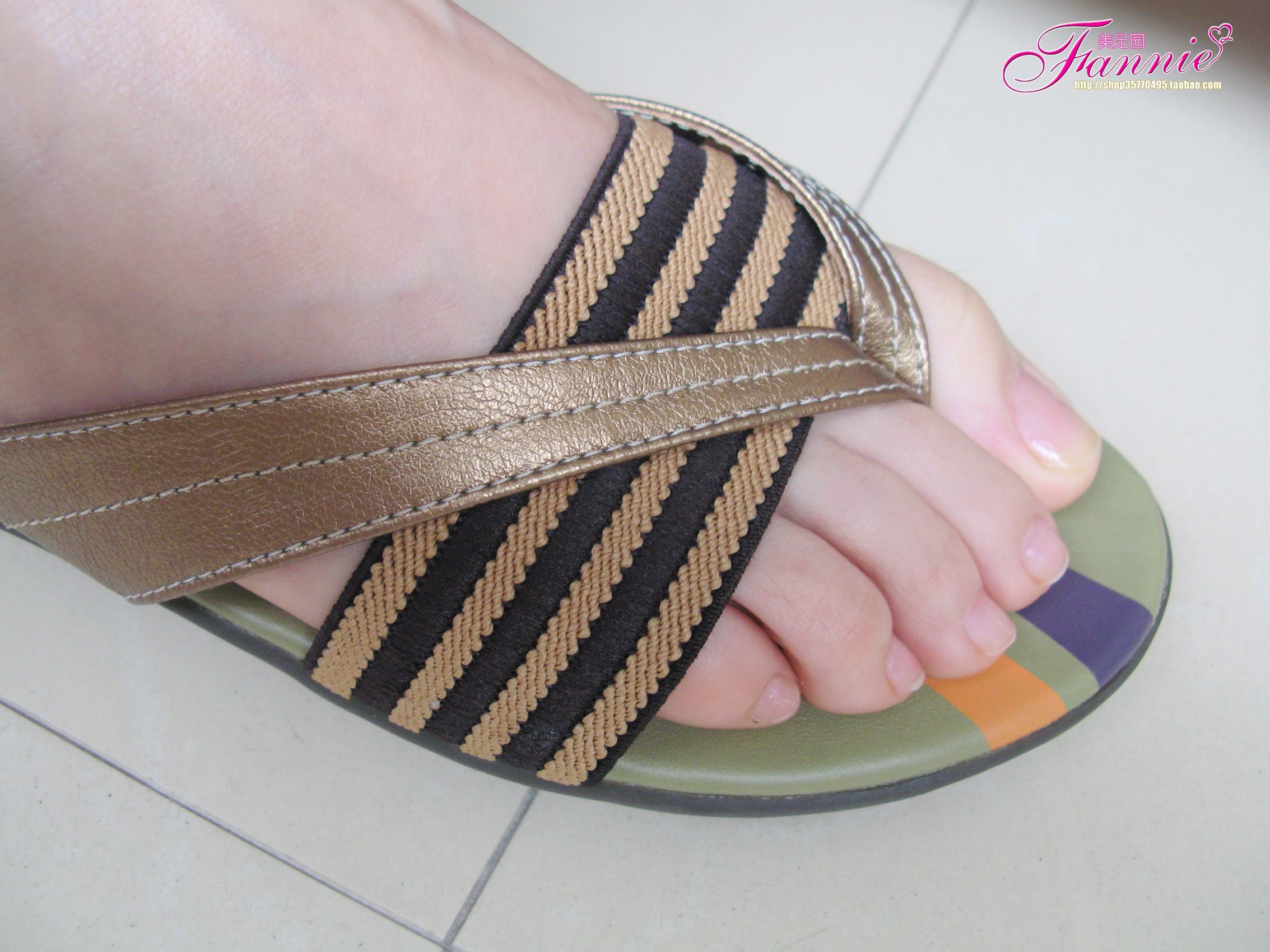 图片[48]-Fannie芬妮每足园 No.509 夏天来了 军彩凉拖[68P] – 速更版-美库