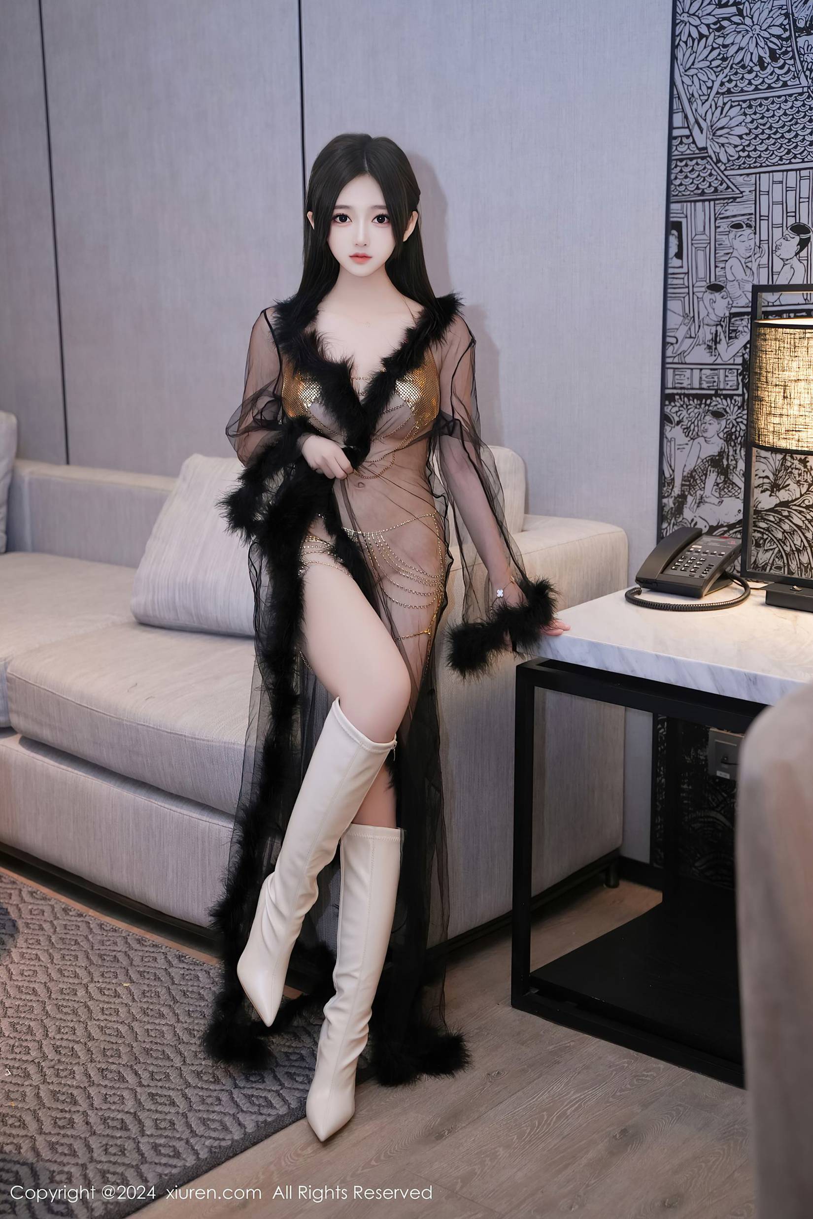 图片[10]-[Xiuren秀人网]2024.06.12 NO.8686 奶茶味的包子[12+1P] – 速更版-美库