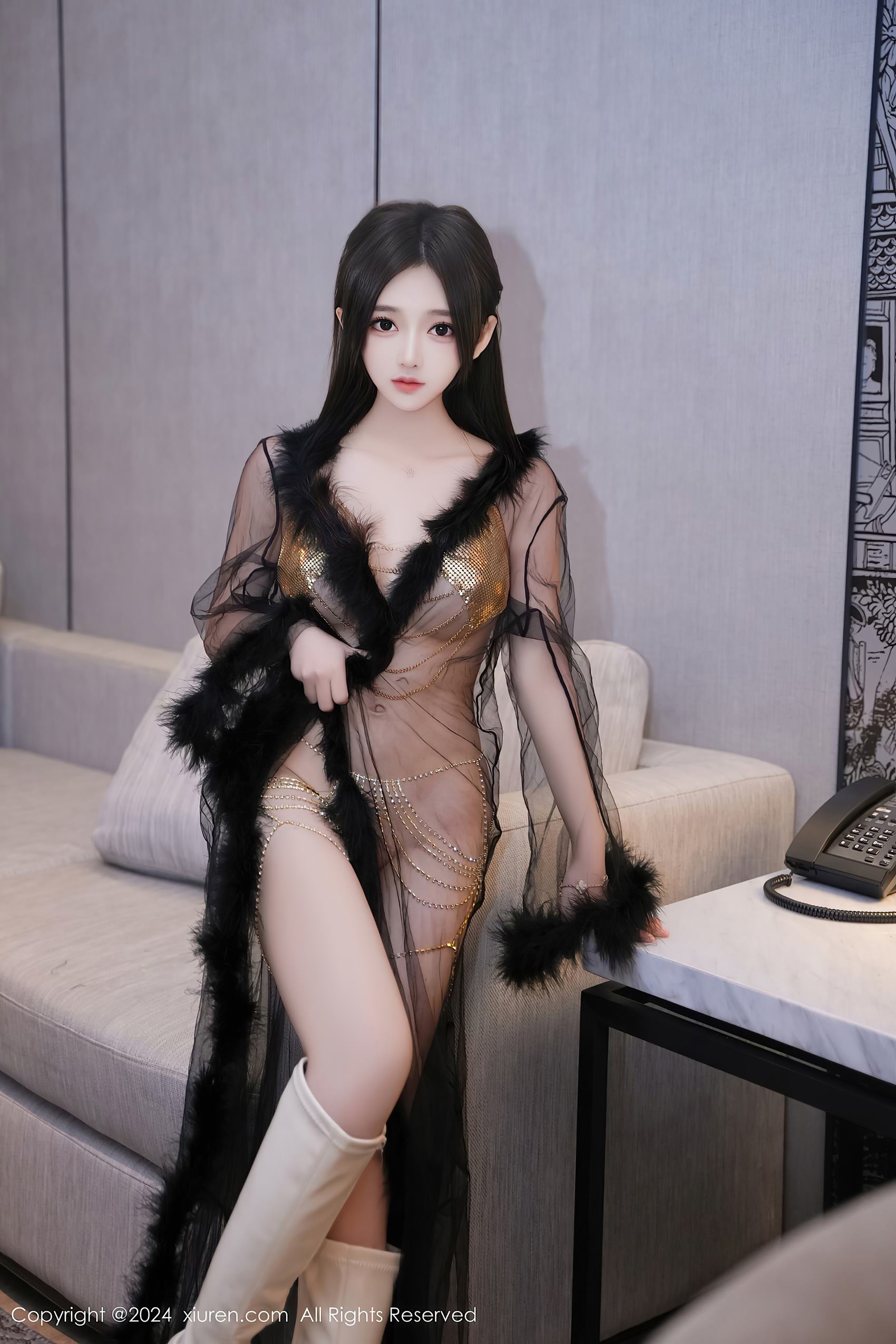 图片[11]-[Xiuren秀人网]2024.06.12 NO.8686 奶茶味的包子[12+1P] – 速更版-美库