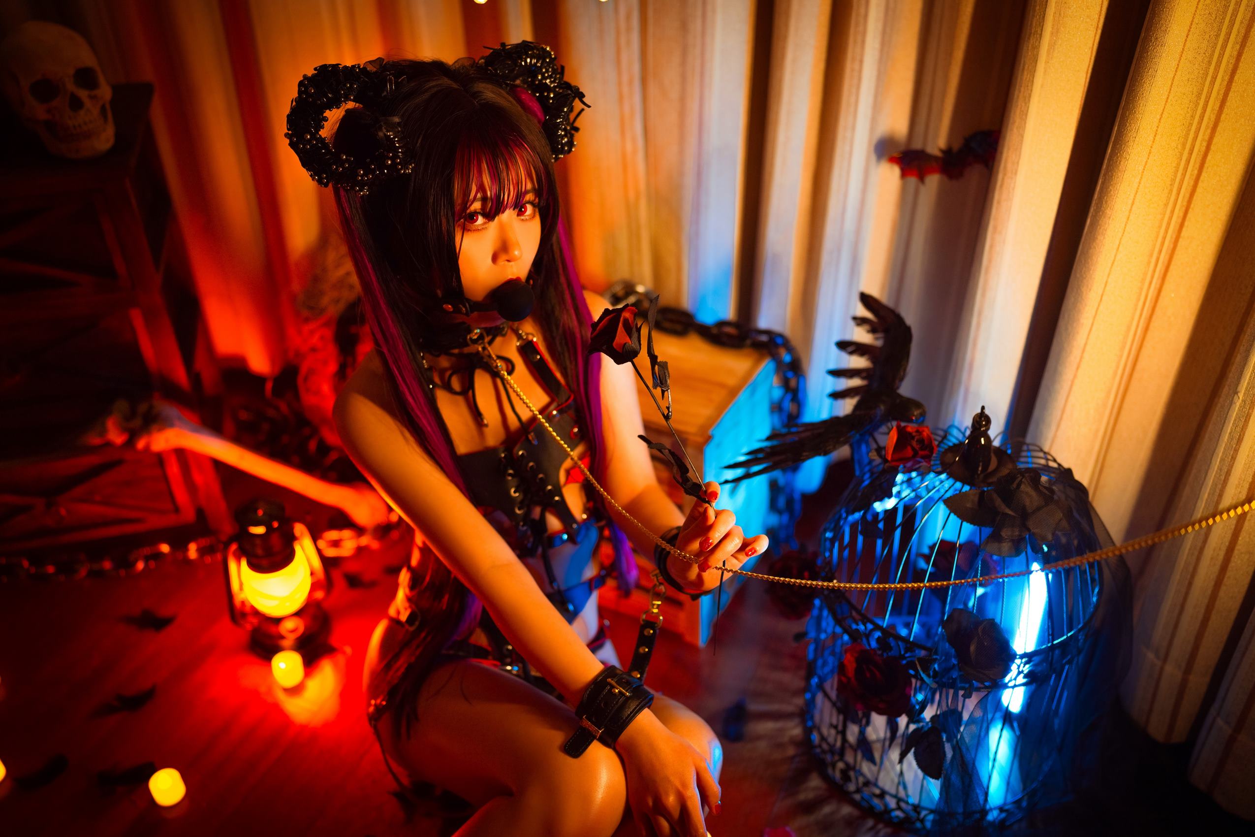 图片[25]-洛城雪Yuki – 炽囚×小恶魔束缚[31P] – 速更版-美库