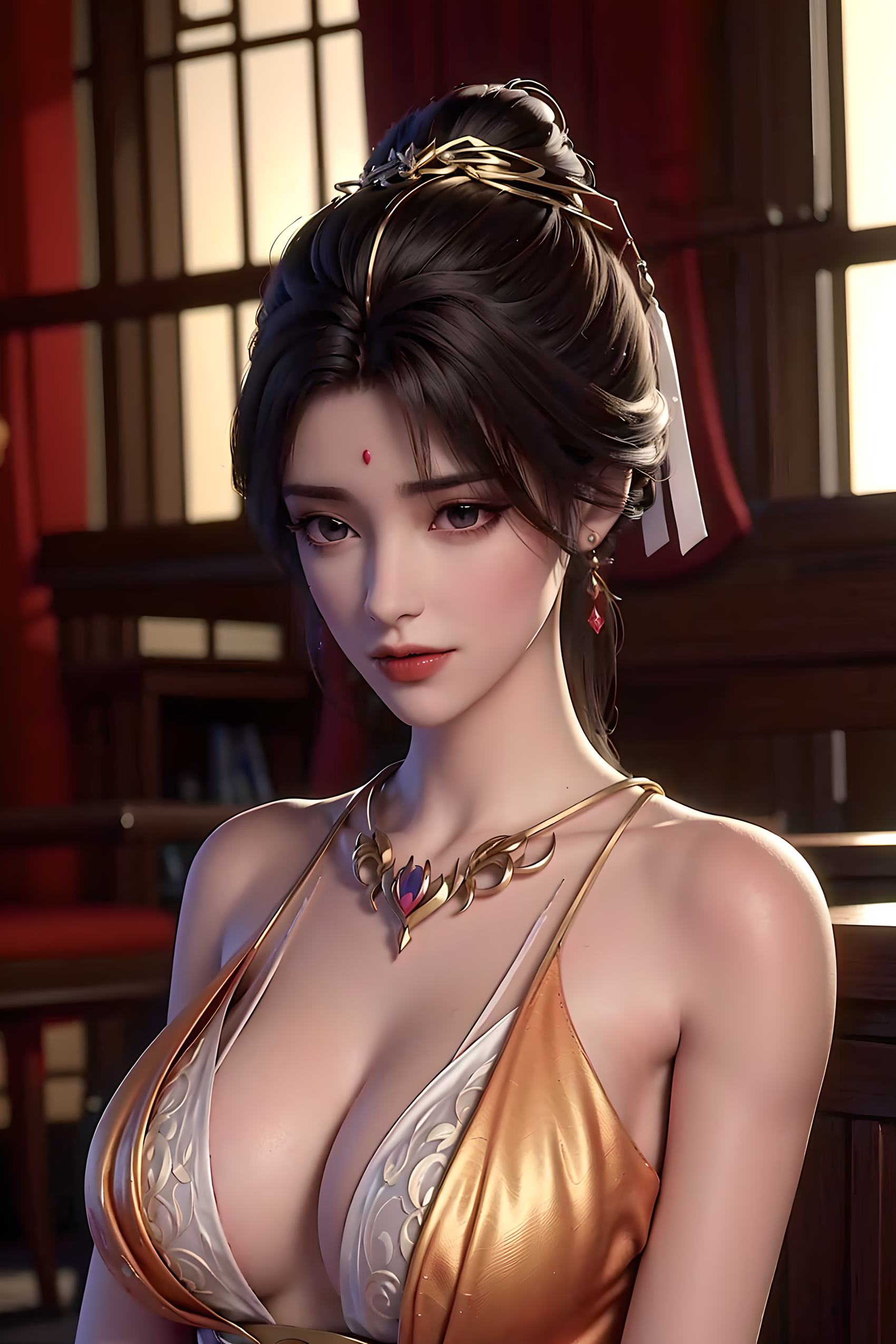 图片[24]-AI绘画 353 月婵[50P] – 速更版-美库