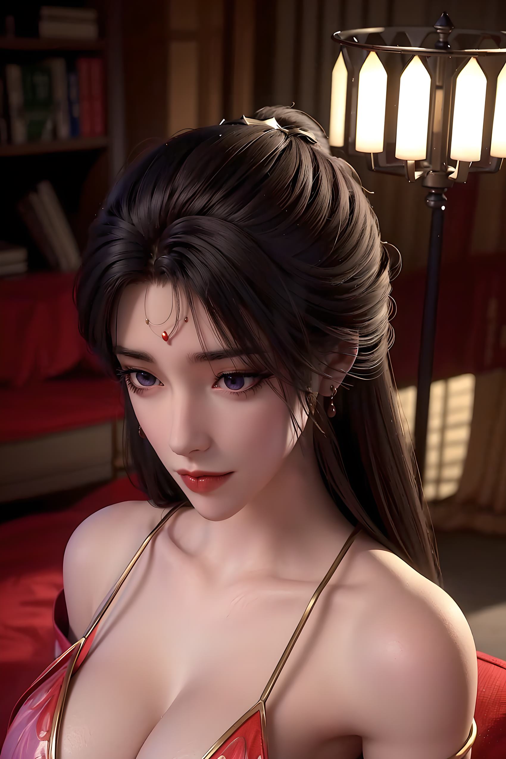 图片[41]-AI绘画 353 月婵[50P] – 速更版-美库