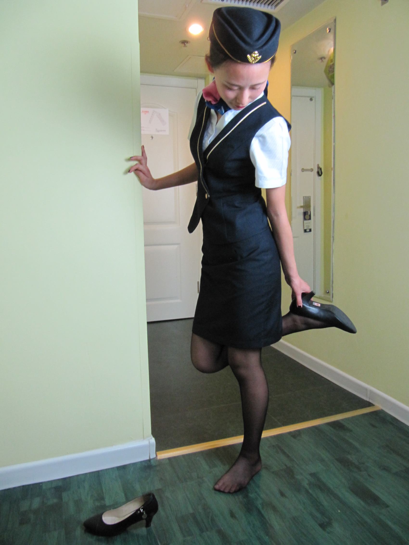 图片[16]-织梦行影@NO.037-第三十七期 学苑女生娟子 空姐黑丝（黑丝）[72P] – 速更版-美库