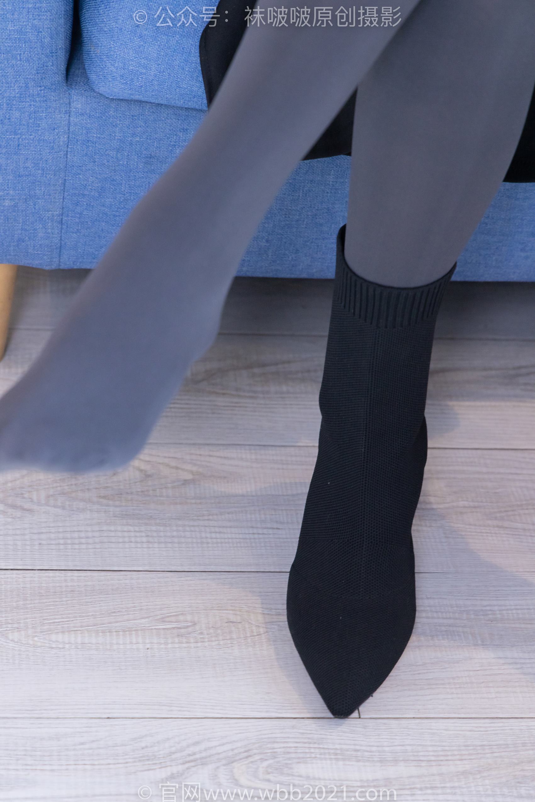 图片[13]-[BoBoSocks袜啵啵]NO.378 奶油-短靴、运动鞋、厚黑丝、厚灰丝[190P] – 速更版-美库