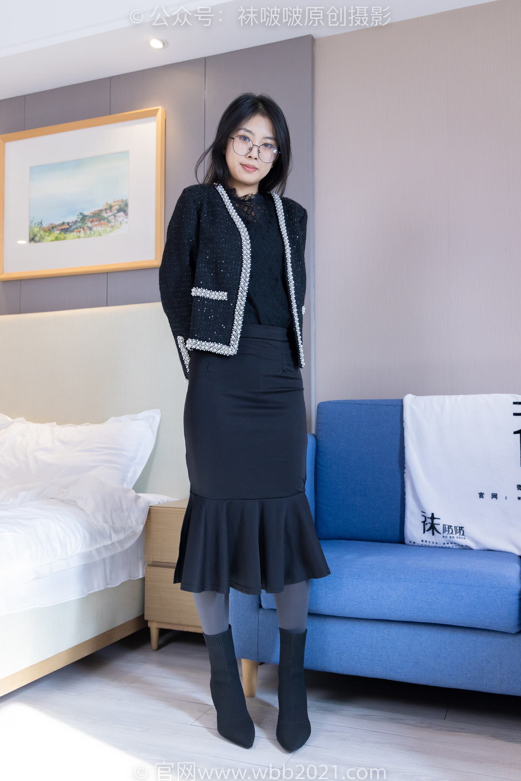 图片[17]-[BoBoSocks袜啵啵]NO.378 奶油-短靴、运动鞋、厚黑丝、厚灰丝[190P] – 速更版-美库