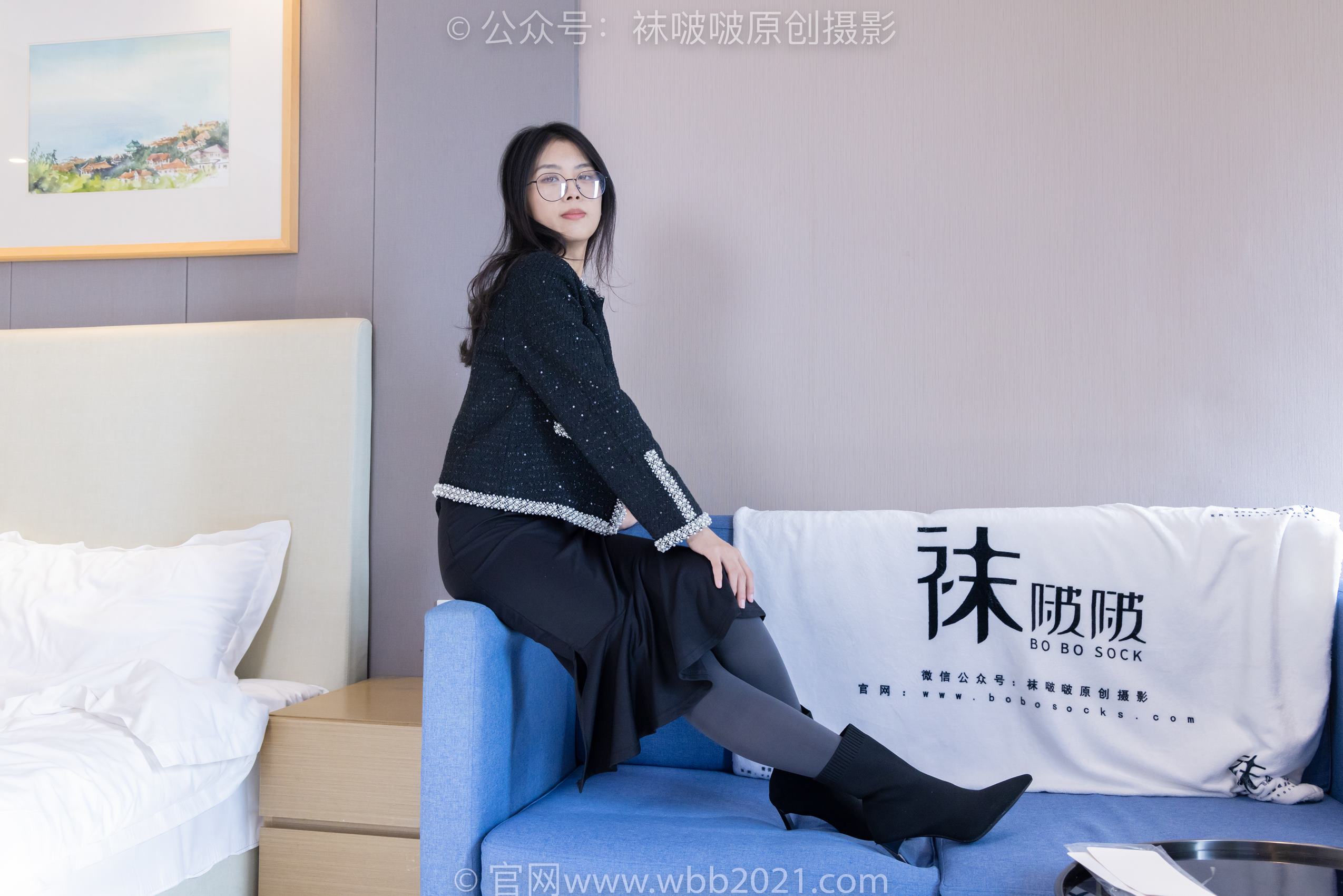 图片[24]-[BoBoSocks袜啵啵]NO.378 奶油-短靴、运动鞋、厚黑丝、厚灰丝[190P] – 速更版-美库