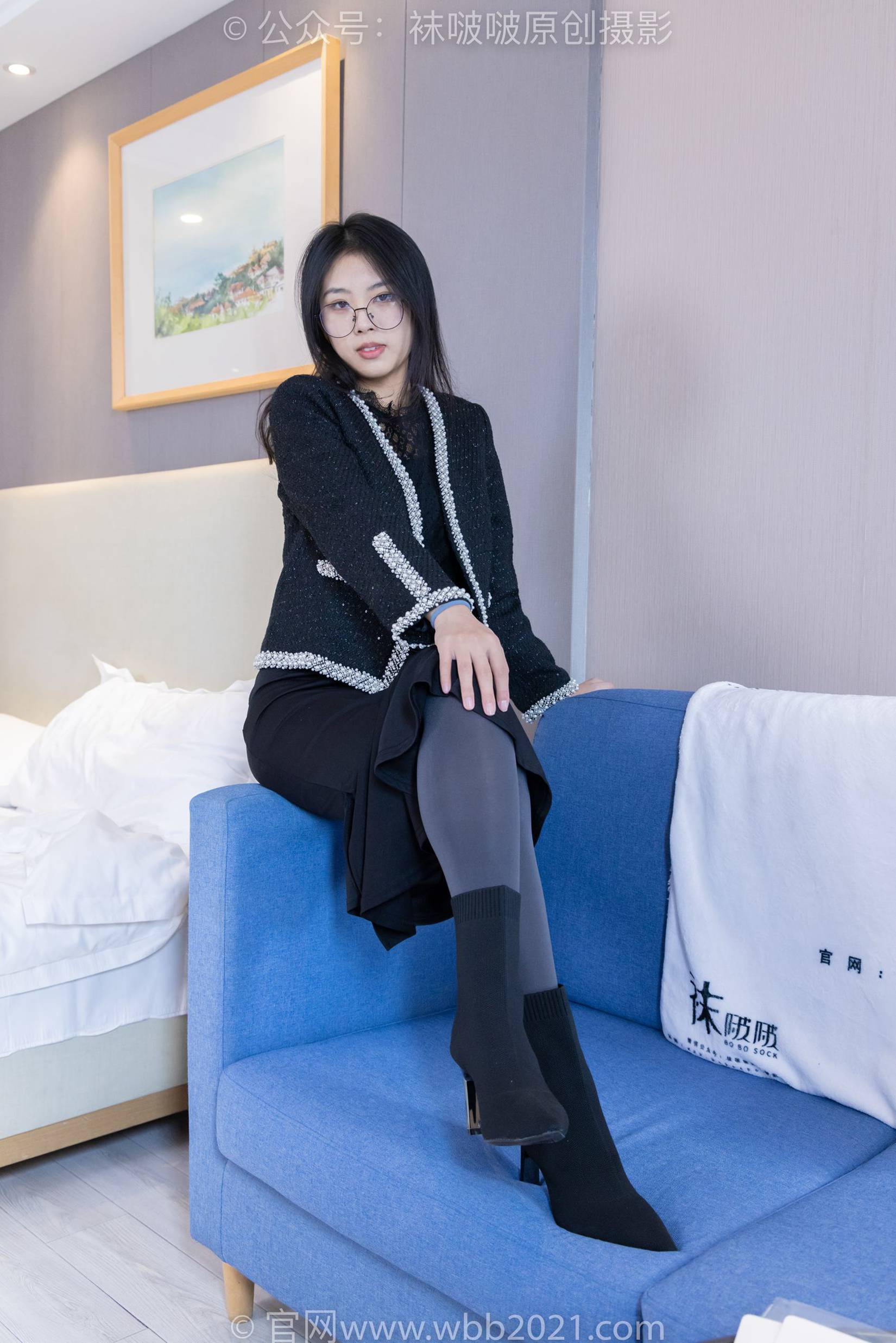 图片[26]-[BoBoSocks袜啵啵]NO.378 奶油-短靴、运动鞋、厚黑丝、厚灰丝[190P] – 速更版-美库