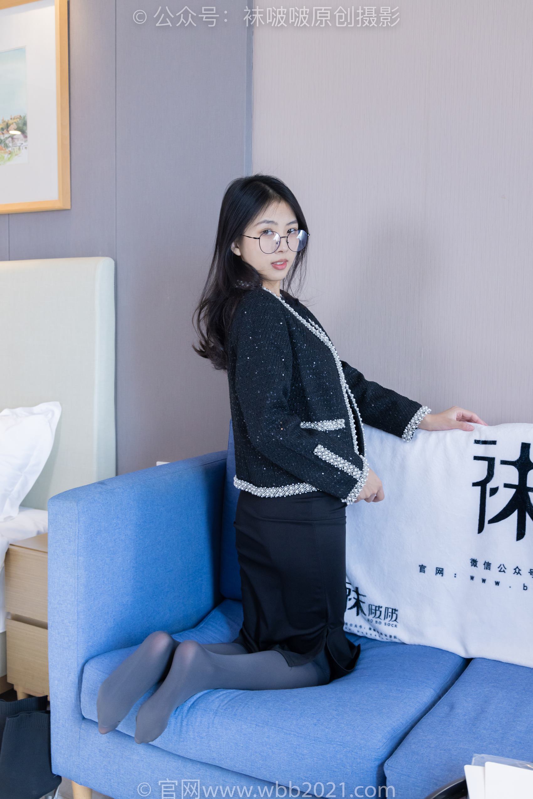 图片[36]-[BoBoSocks袜啵啵]NO.378 奶油-短靴、运动鞋、厚黑丝、厚灰丝[190P] – 速更版-美库