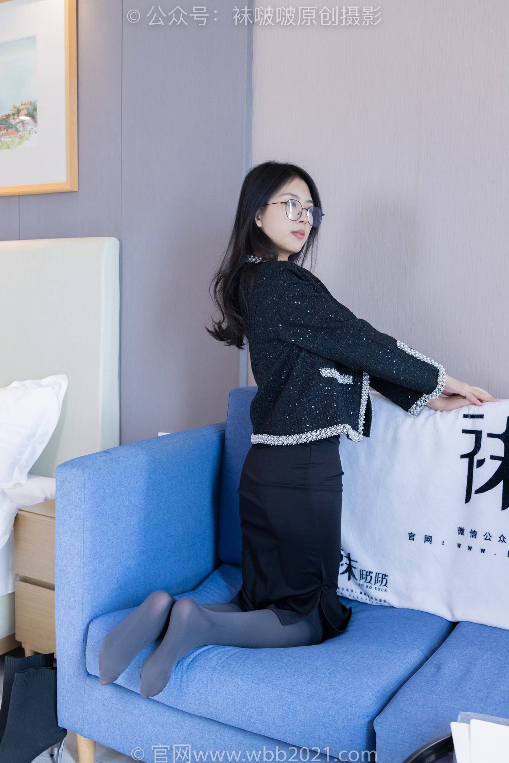 图片[37]-[BoBoSocks袜啵啵]NO.378 奶油-短靴、运动鞋、厚黑丝、厚灰丝[190P] – 速更版-美库