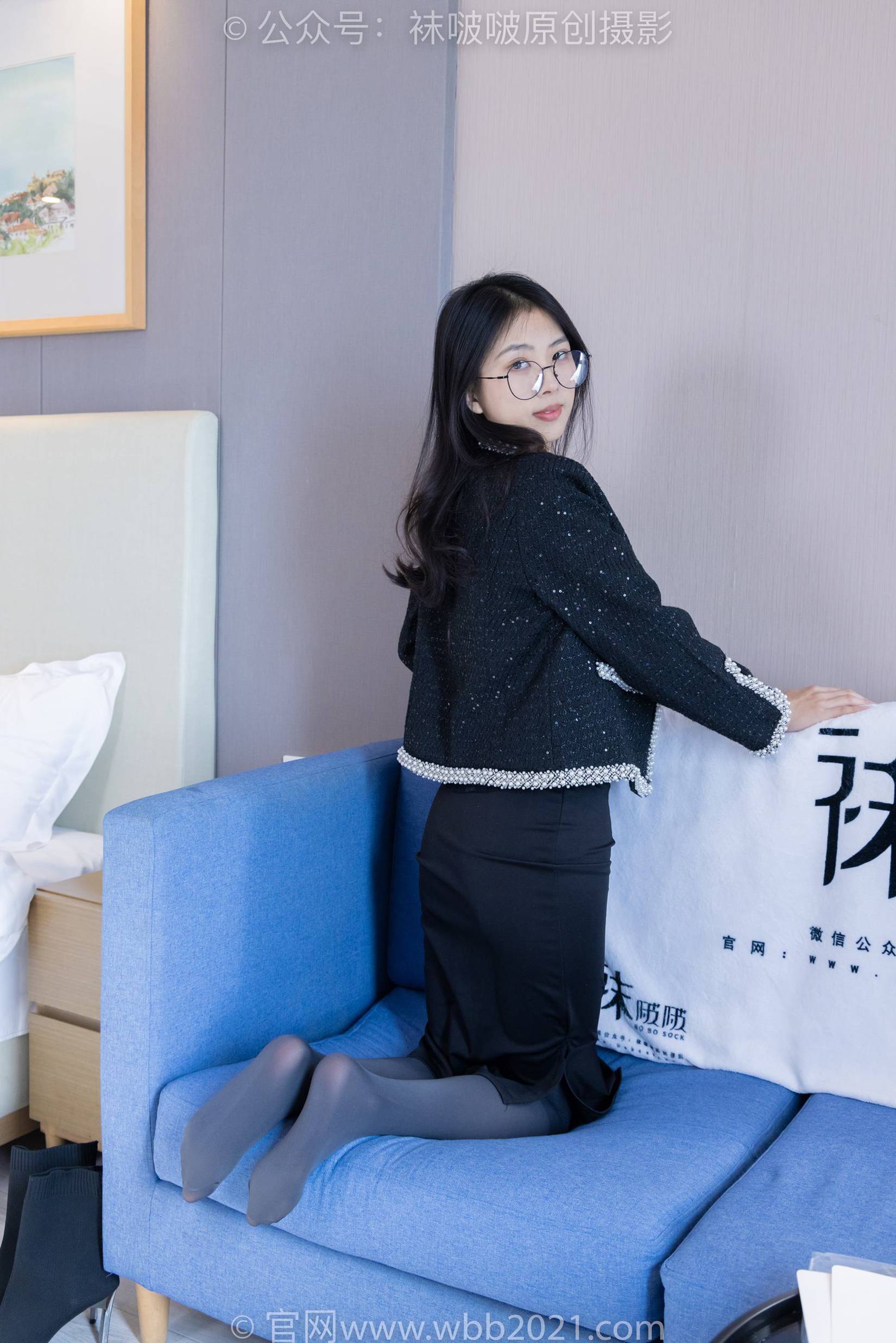 图片[38]-[BoBoSocks袜啵啵]NO.378 奶油-短靴、运动鞋、厚黑丝、厚灰丝[190P] – 速更版-美库