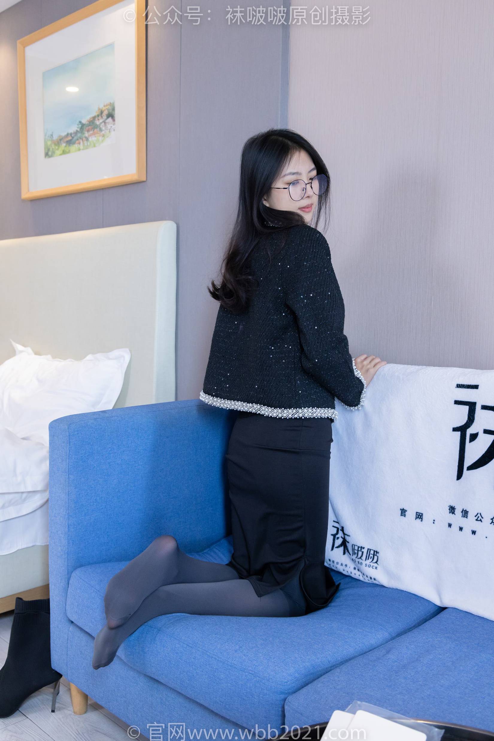 图片[41]-[BoBoSocks袜啵啵]NO.378 奶油-短靴、运动鞋、厚黑丝、厚灰丝[190P] – 速更版-美库