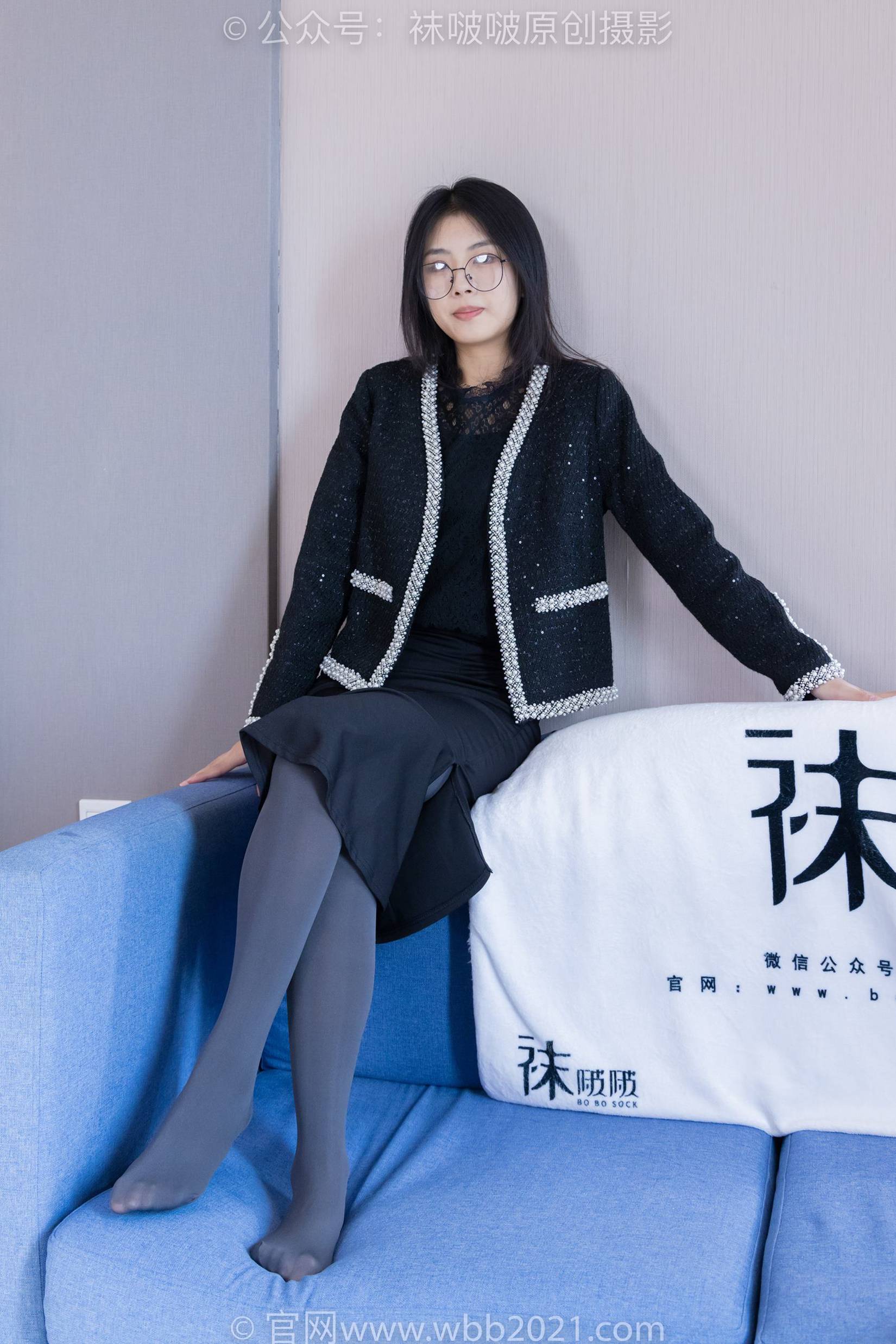 图片[48]-[BoBoSocks袜啵啵]NO.378 奶油-短靴、运动鞋、厚黑丝、厚灰丝[190P] – 速更版-美库