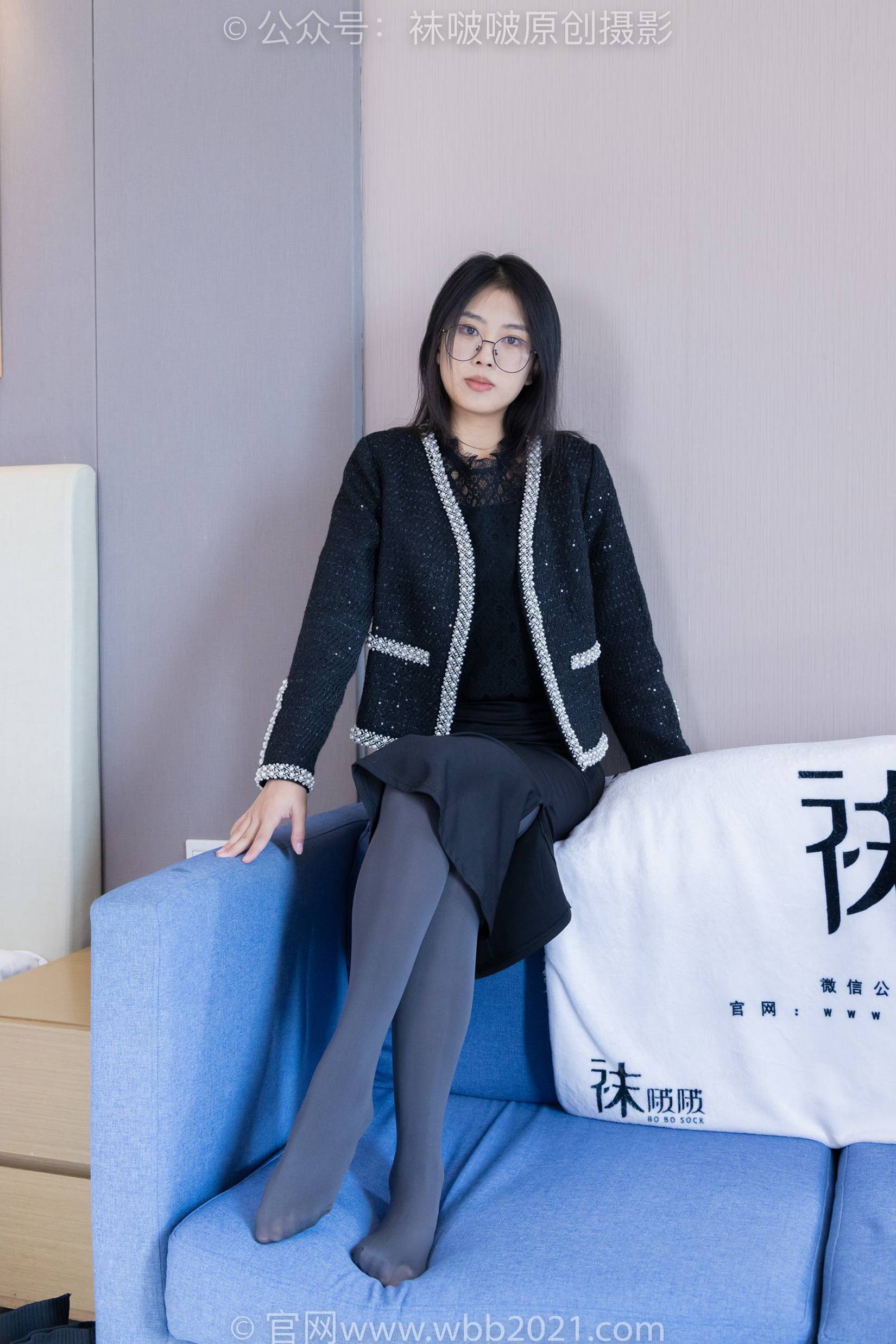 图片[49]-[BoBoSocks袜啵啵]NO.378 奶油-短靴、运动鞋、厚黑丝、厚灰丝[190P] – 速更版-美库