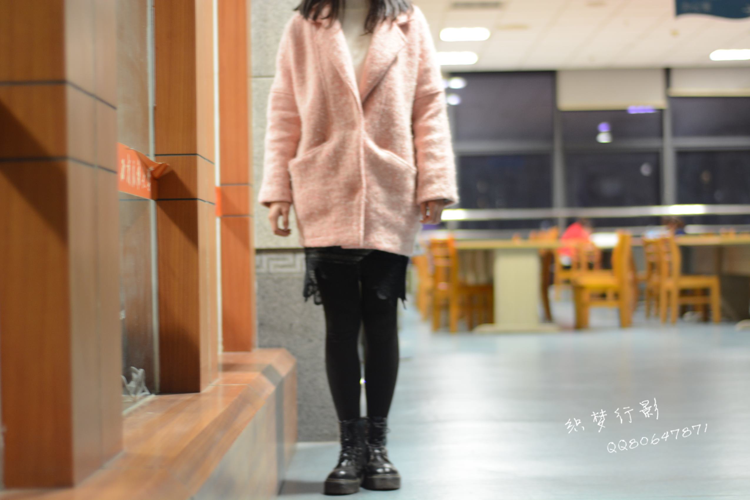 图片[76]-织梦行影@NO.040-第三十九期 校园图书馆小美女打底裤马丁靴白袜美脚（校园）[165P] – 速更版-美库