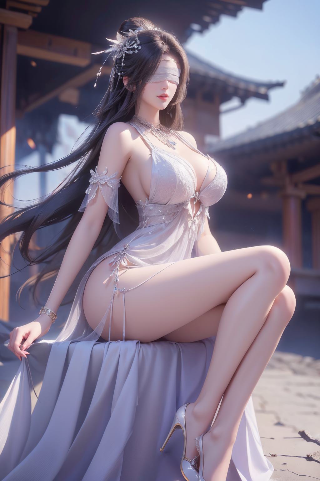 图片[31]-AI绘画 363 兰若[38P] – 速更版-美库