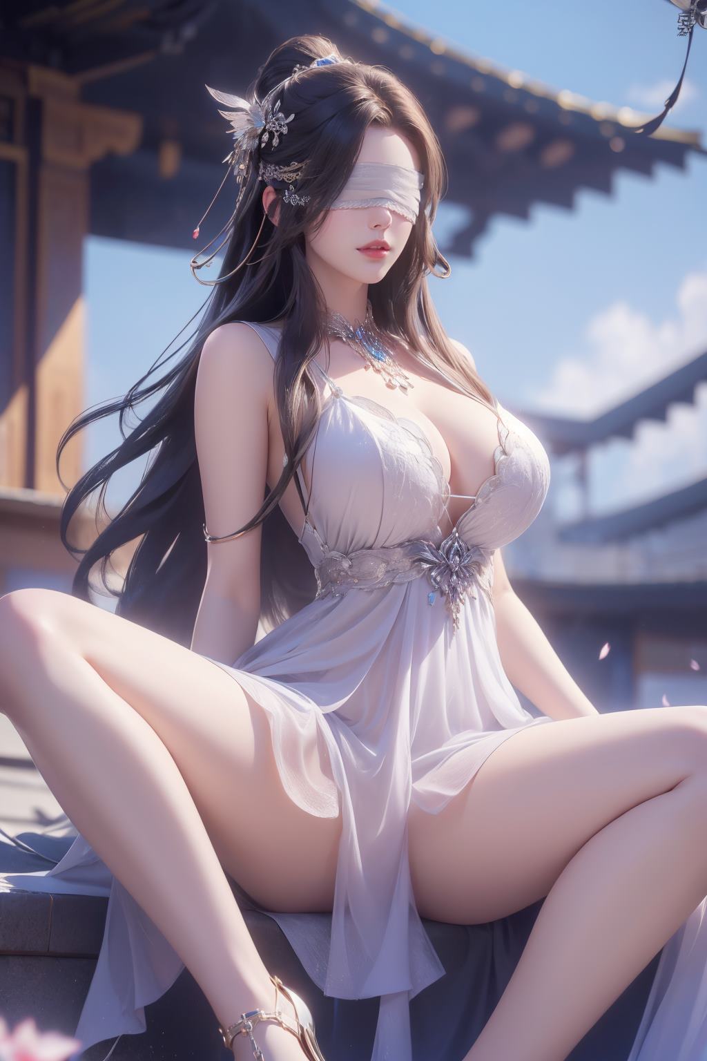 图片[32]-AI绘画 363 兰若[38P] – 速更版-美库