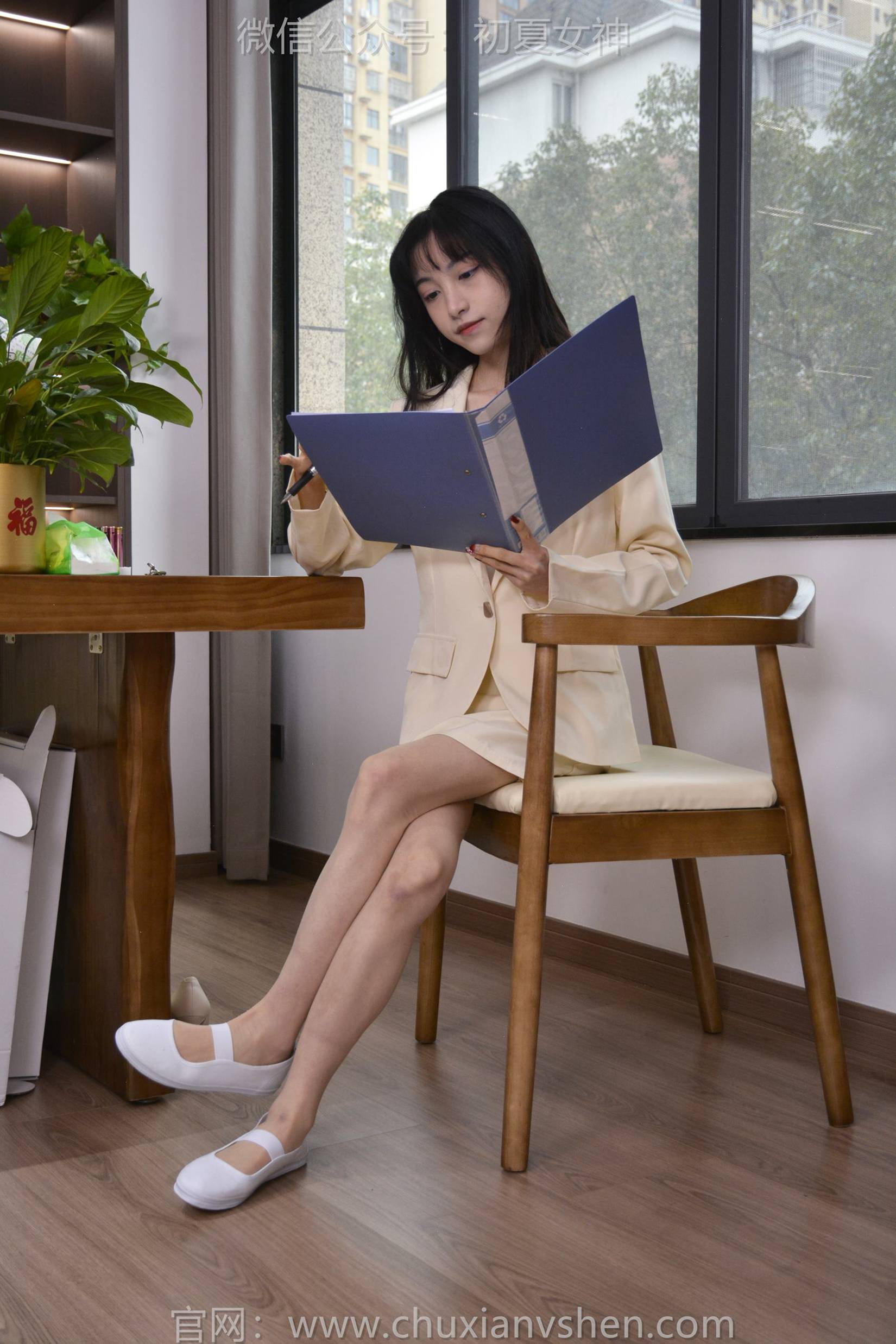 图片[22]-初夏女神 NO.148 柒柒 工作用鞋[140P] – 速更版-美库