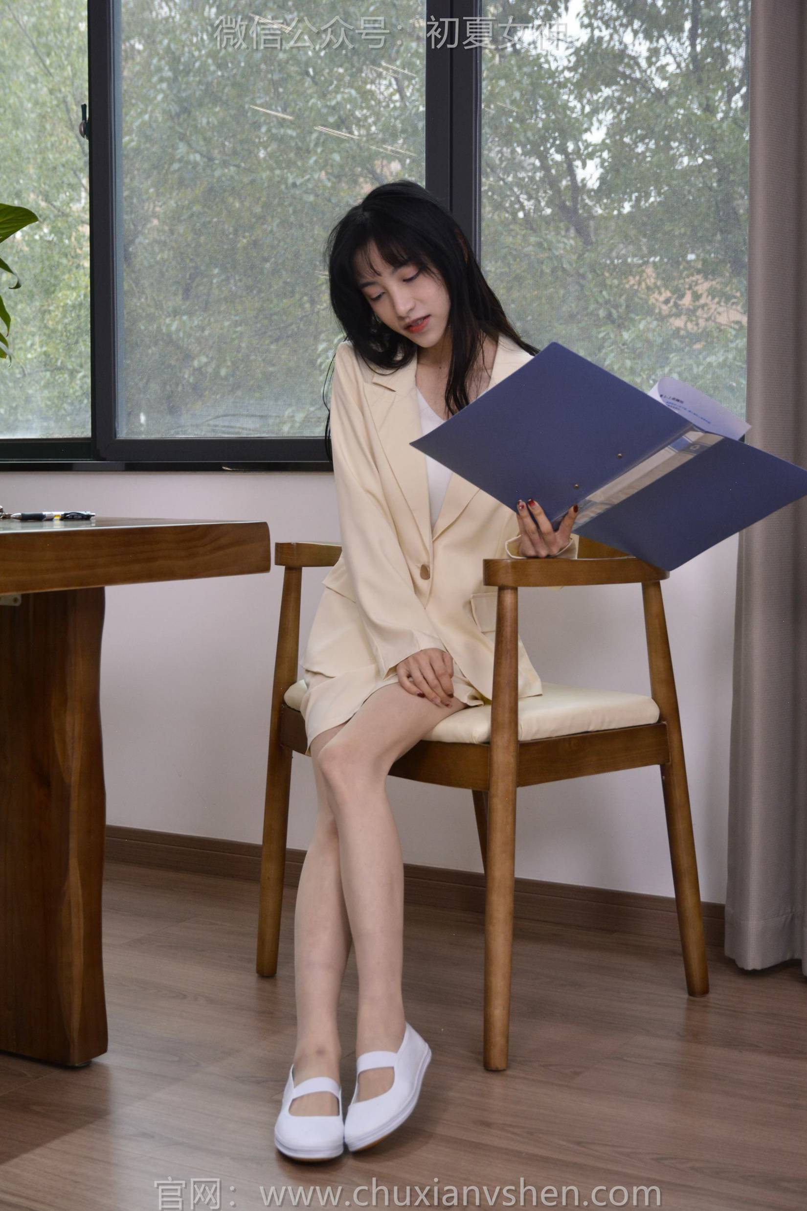 图片[30]-初夏女神 NO.148 柒柒 工作用鞋[140P] – 速更版-美库