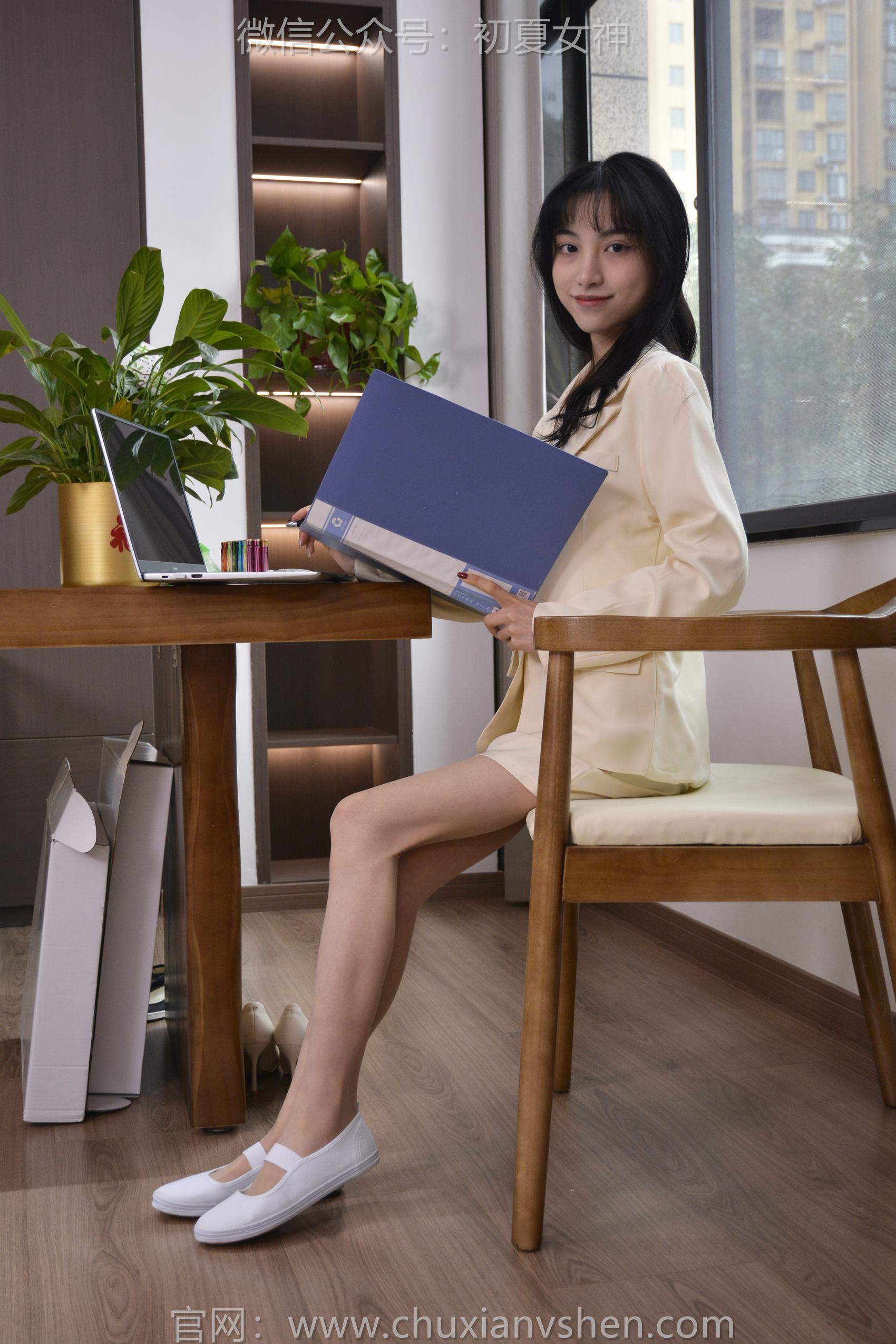 图片[40]-初夏女神 NO.148 柒柒 工作用鞋[140P] – 速更版-美库