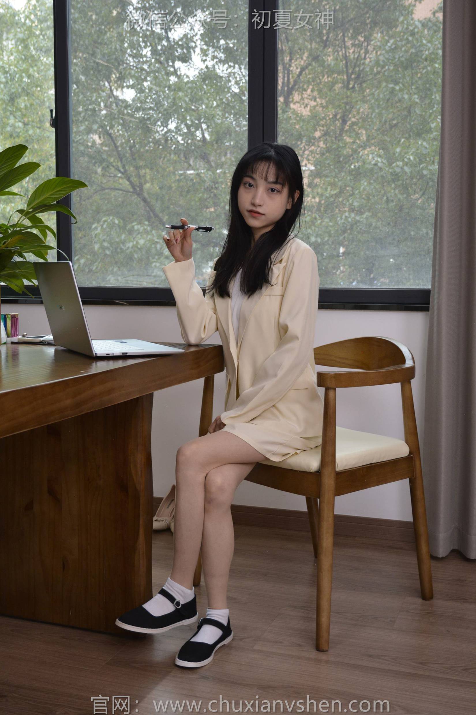 图片[132]-初夏女神 NO.148 柒柒 工作用鞋[140P] – 速更版-美库