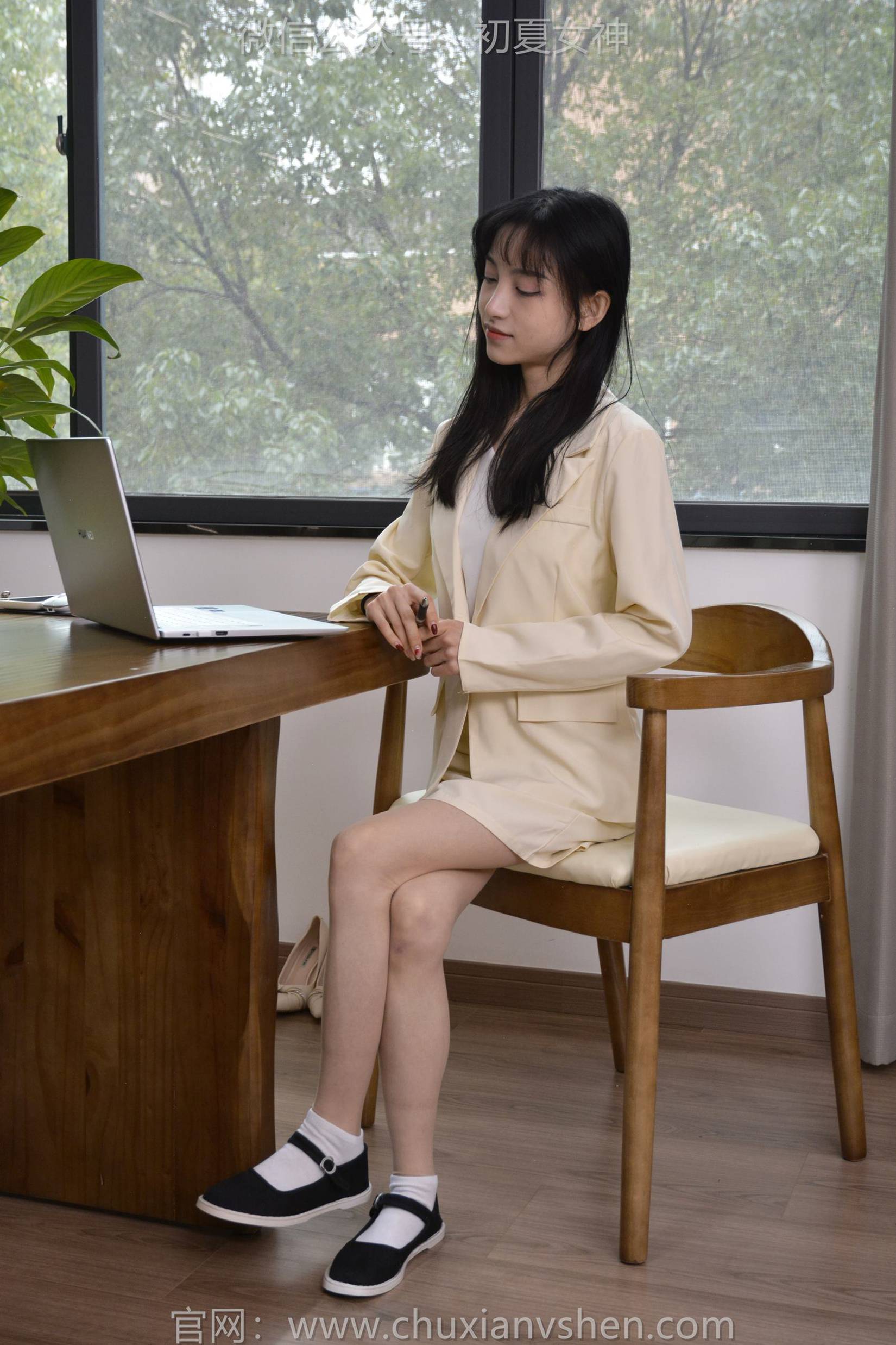 图片[133]-初夏女神 NO.148 柒柒 工作用鞋[140P] – 速更版-美库