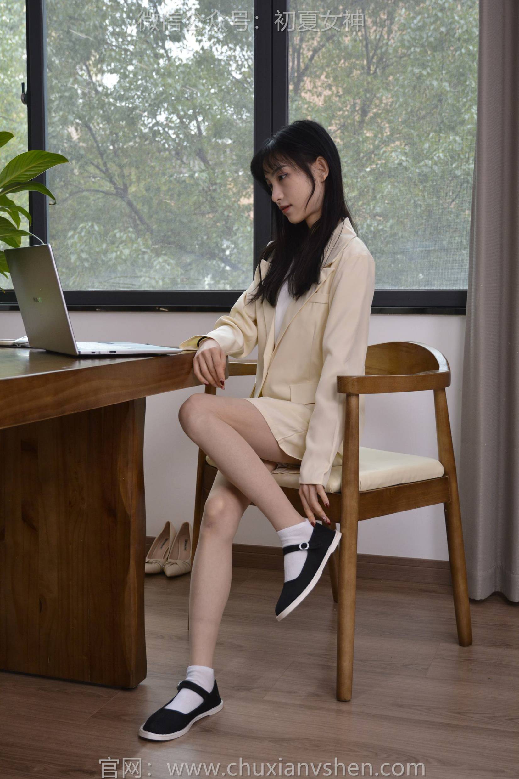 图片[134]-初夏女神 NO.148 柒柒 工作用鞋[140P] – 速更版-美库