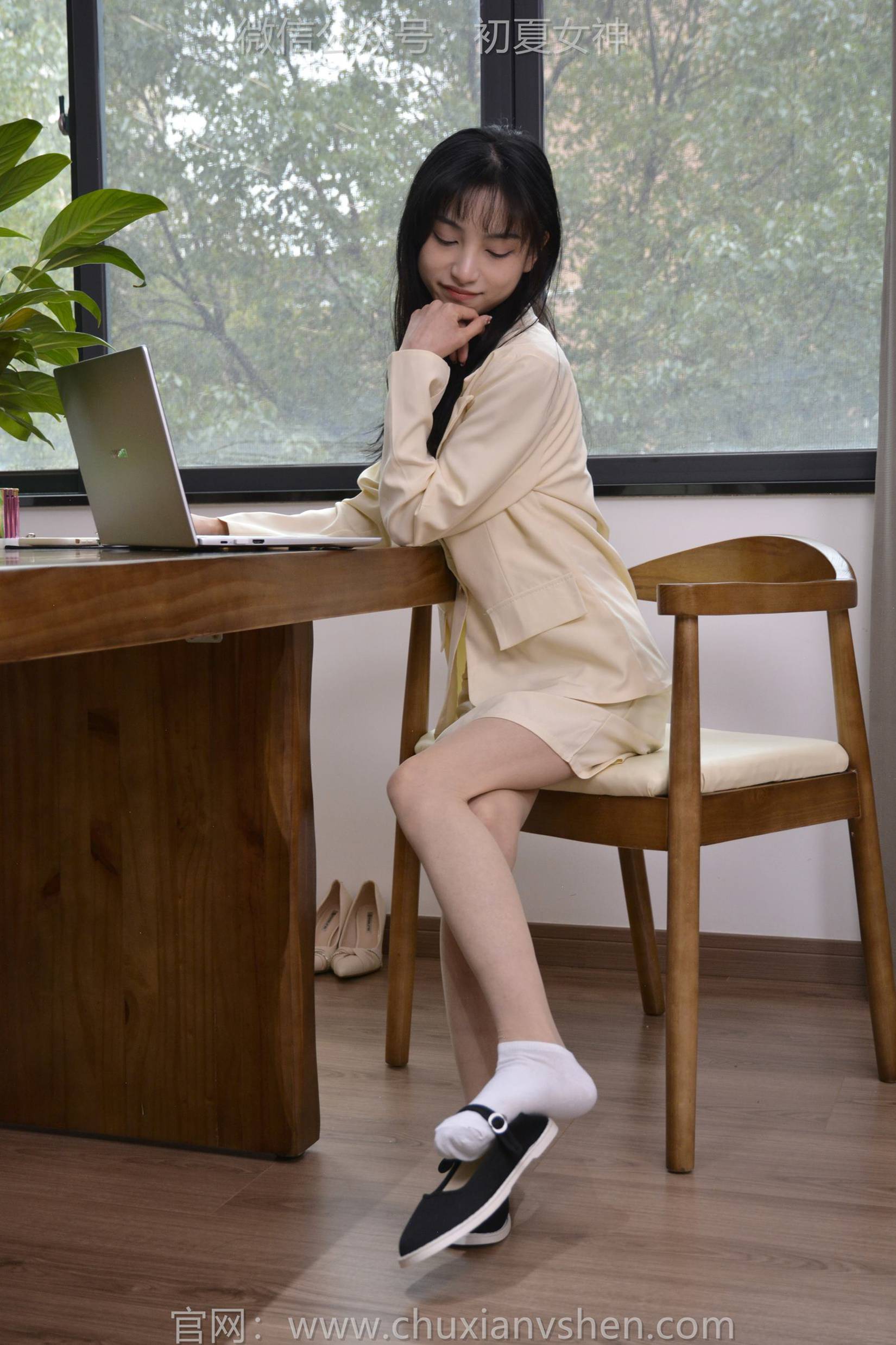 图片[140]-初夏女神 NO.148 柒柒 工作用鞋[140P] – 速更版-美库