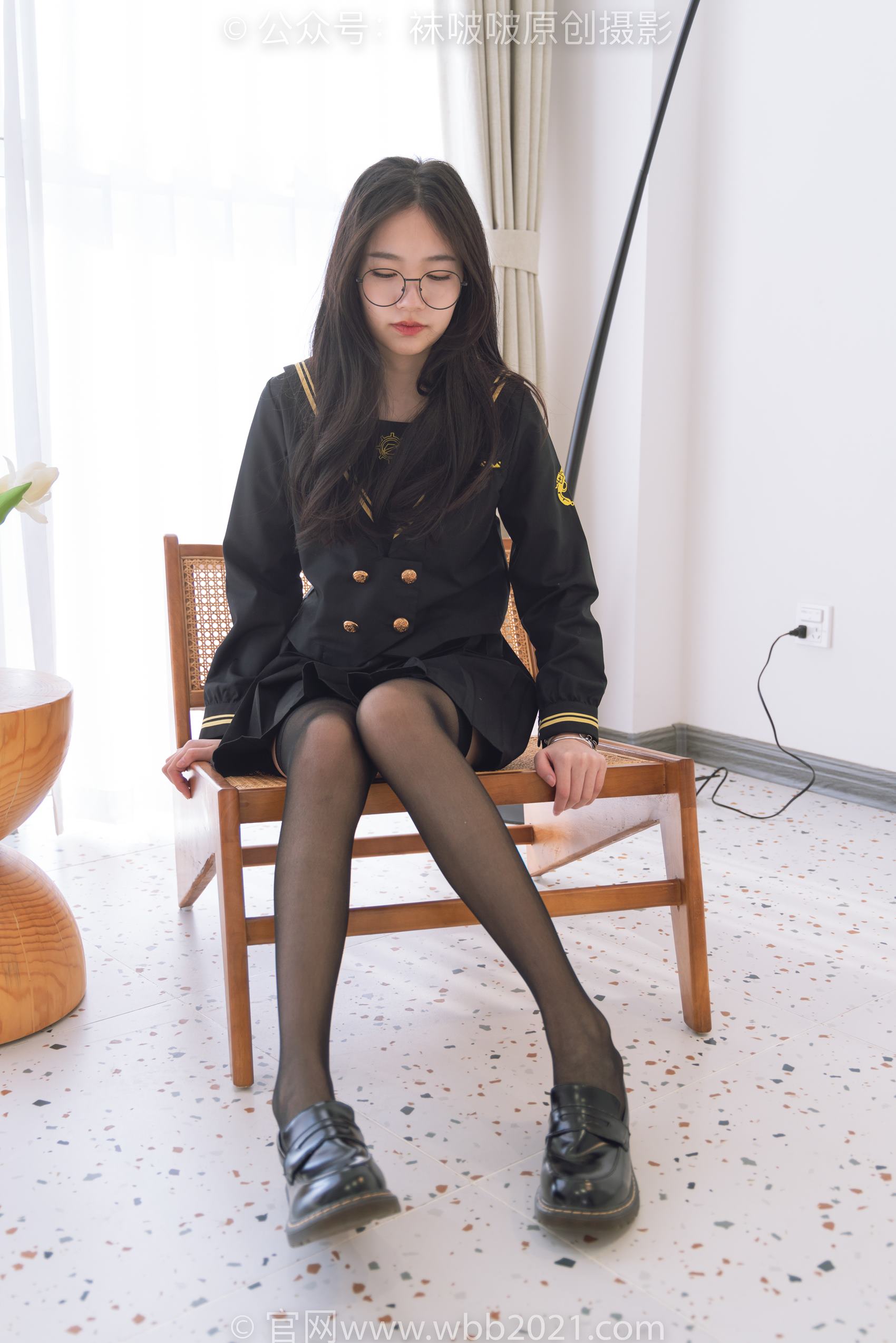 图片[44]-[BoBoSocks袜啵啵]NO.381 小甜豆-皮鞋、黑丝大腿袜、裸足[140P] – 速更版-美库