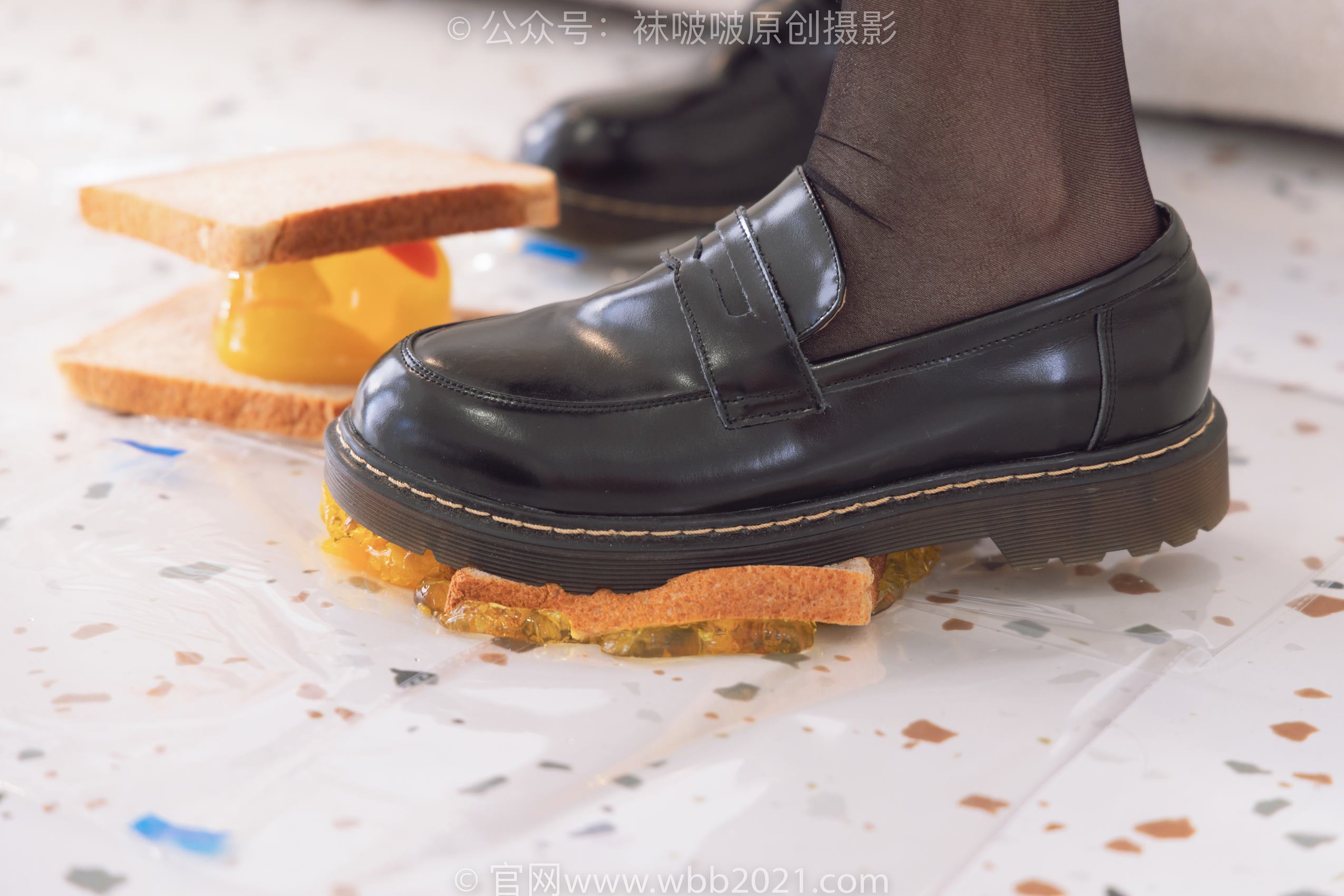 图片[110]-[BoBoSocks袜啵啵]NO.381 小甜豆-皮鞋、黑丝大腿袜、裸足[140P] – 速更版-美库