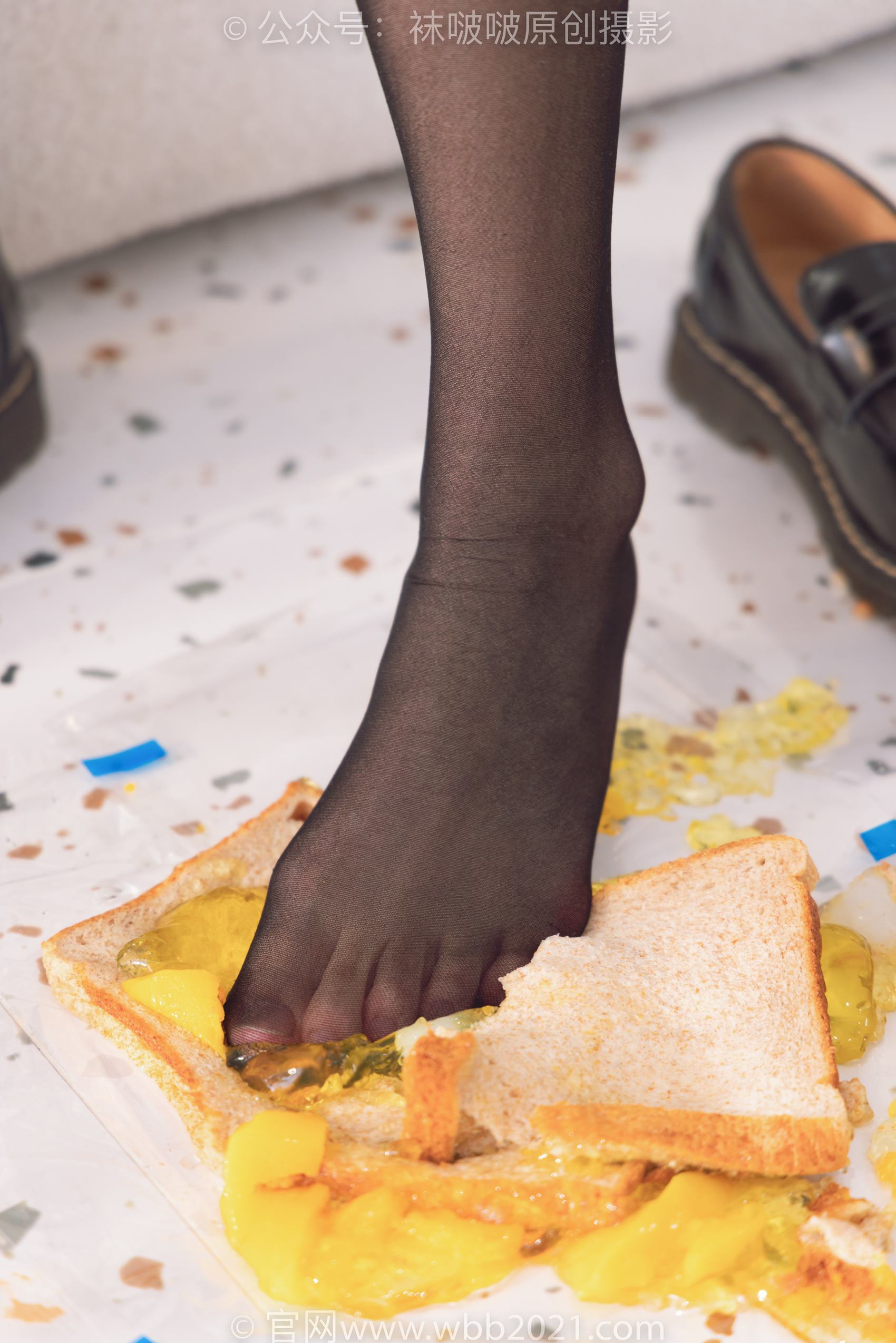 图片[124]-[BoBoSocks袜啵啵]NO.381 小甜豆-皮鞋、黑丝大腿袜、裸足[140P] – 速更版-美库