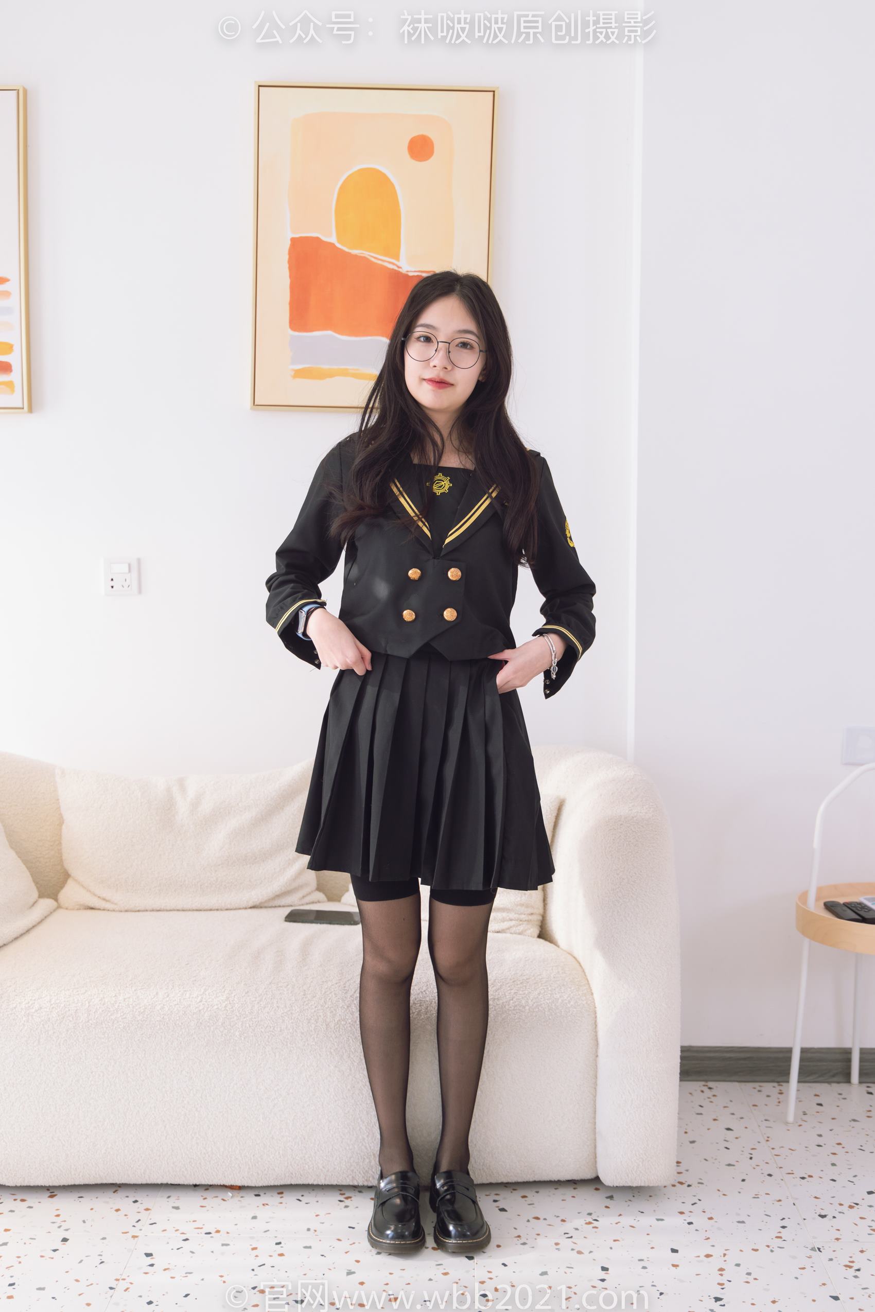 图片[141]-[BoBoSocks袜啵啵]NO.381 小甜豆-皮鞋、黑丝大腿袜、裸足[140P] – 速更版-美库