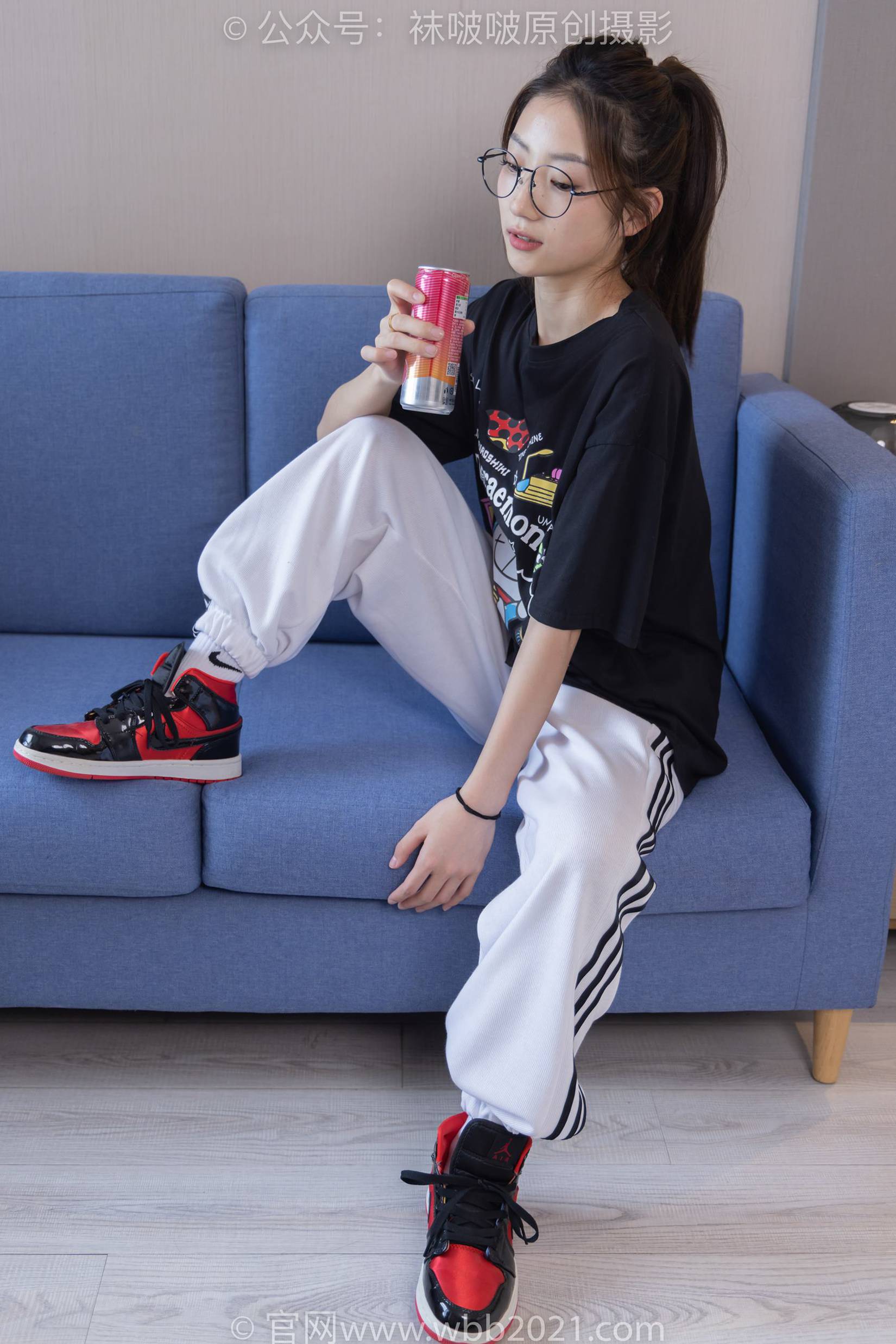 图片[10]-[BoBoSocks袜啵啵]NO.382 小沫-板鞋、白棉袜[143P] – 速更版-美库