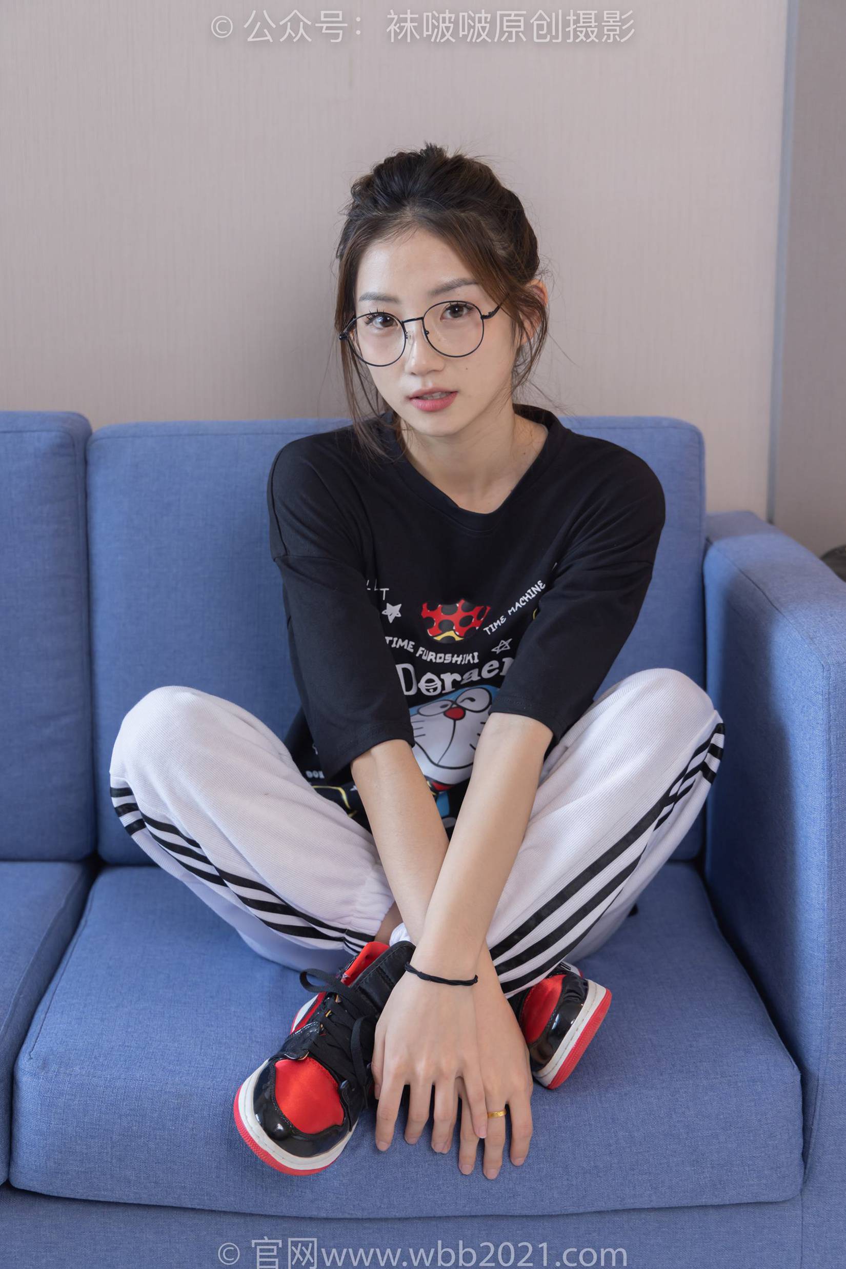 图片[15]-[BoBoSocks袜啵啵]NO.382 小沫-板鞋、白棉袜[143P] – 速更版-美库