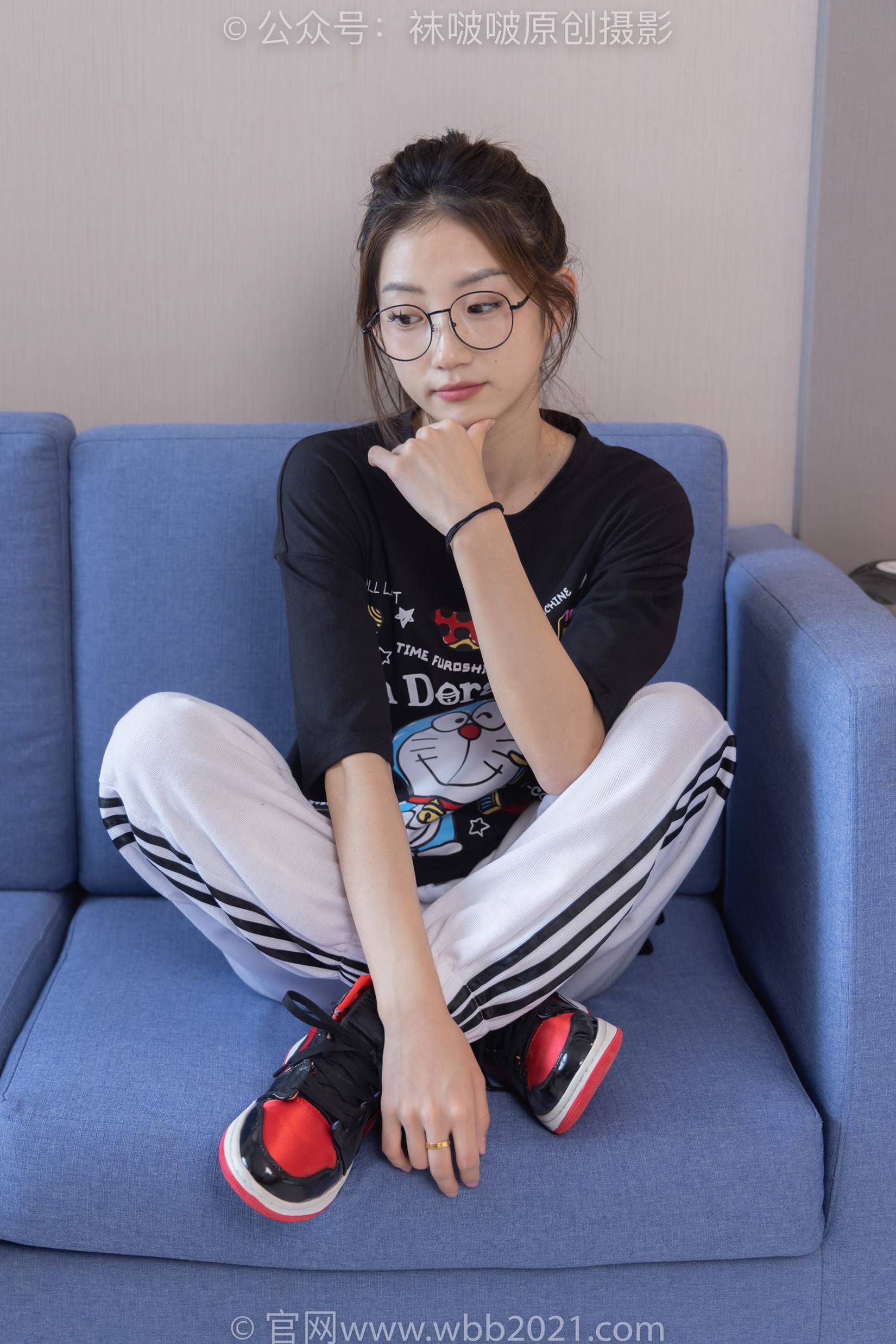 图片[16]-[BoBoSocks袜啵啵]NO.382 小沫-板鞋、白棉袜[143P] – 速更版-美库