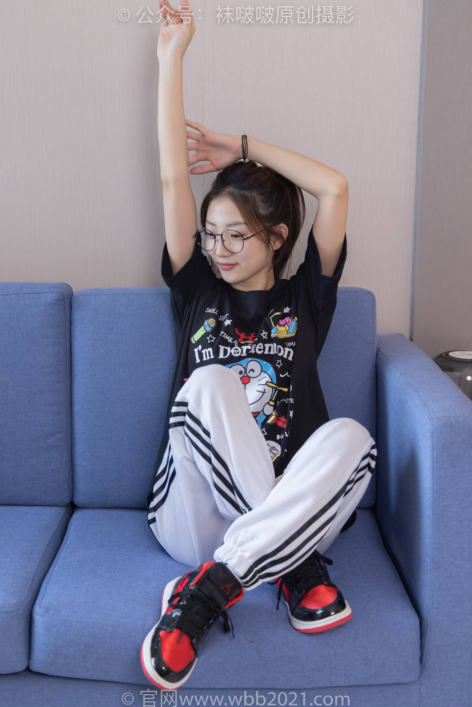 图片[19]-[BoBoSocks袜啵啵]NO.382 小沫-板鞋、白棉袜[143P] – 速更版-美库