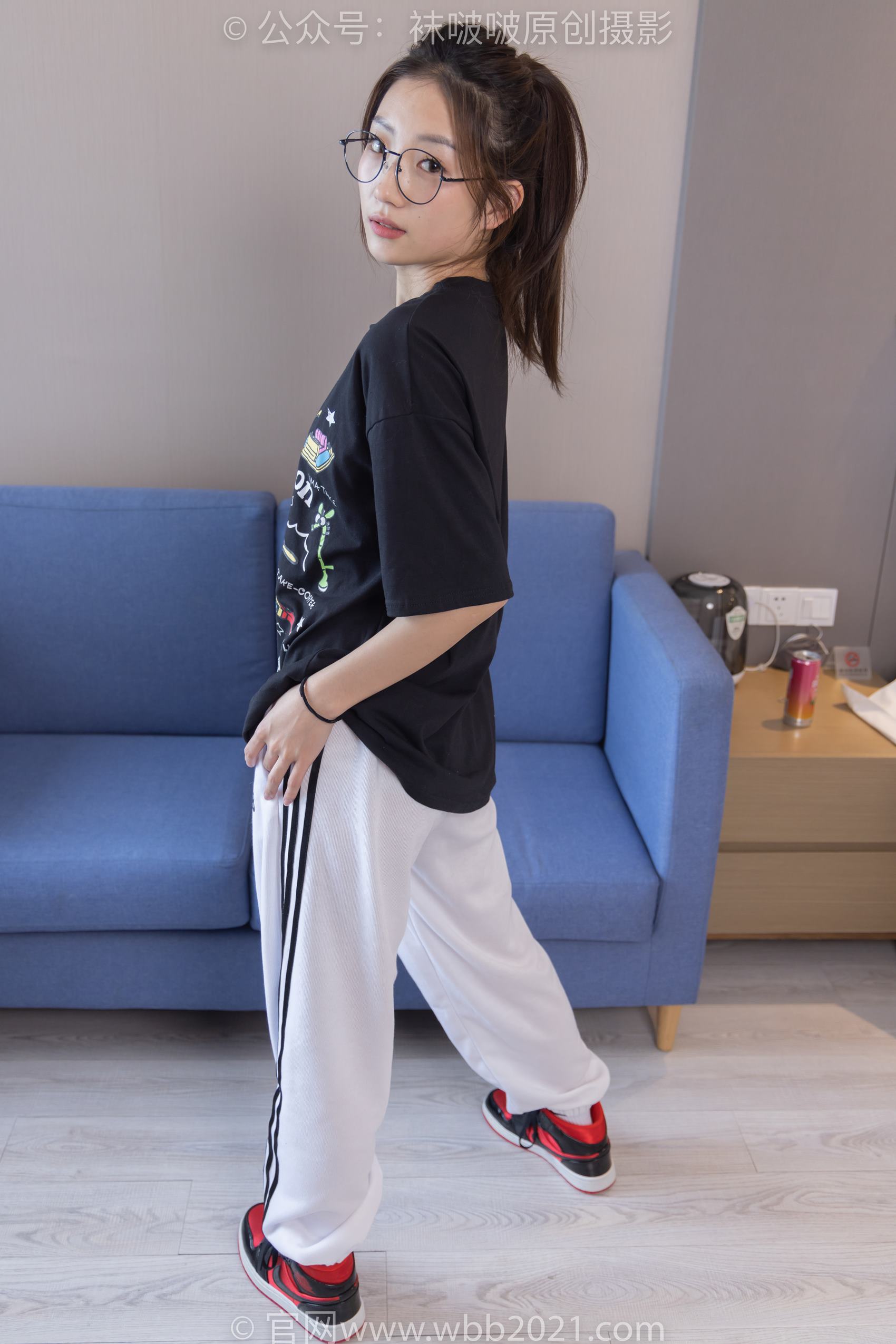 图片[20]-[BoBoSocks袜啵啵]NO.382 小沫-板鞋、白棉袜[143P] – 速更版-美库