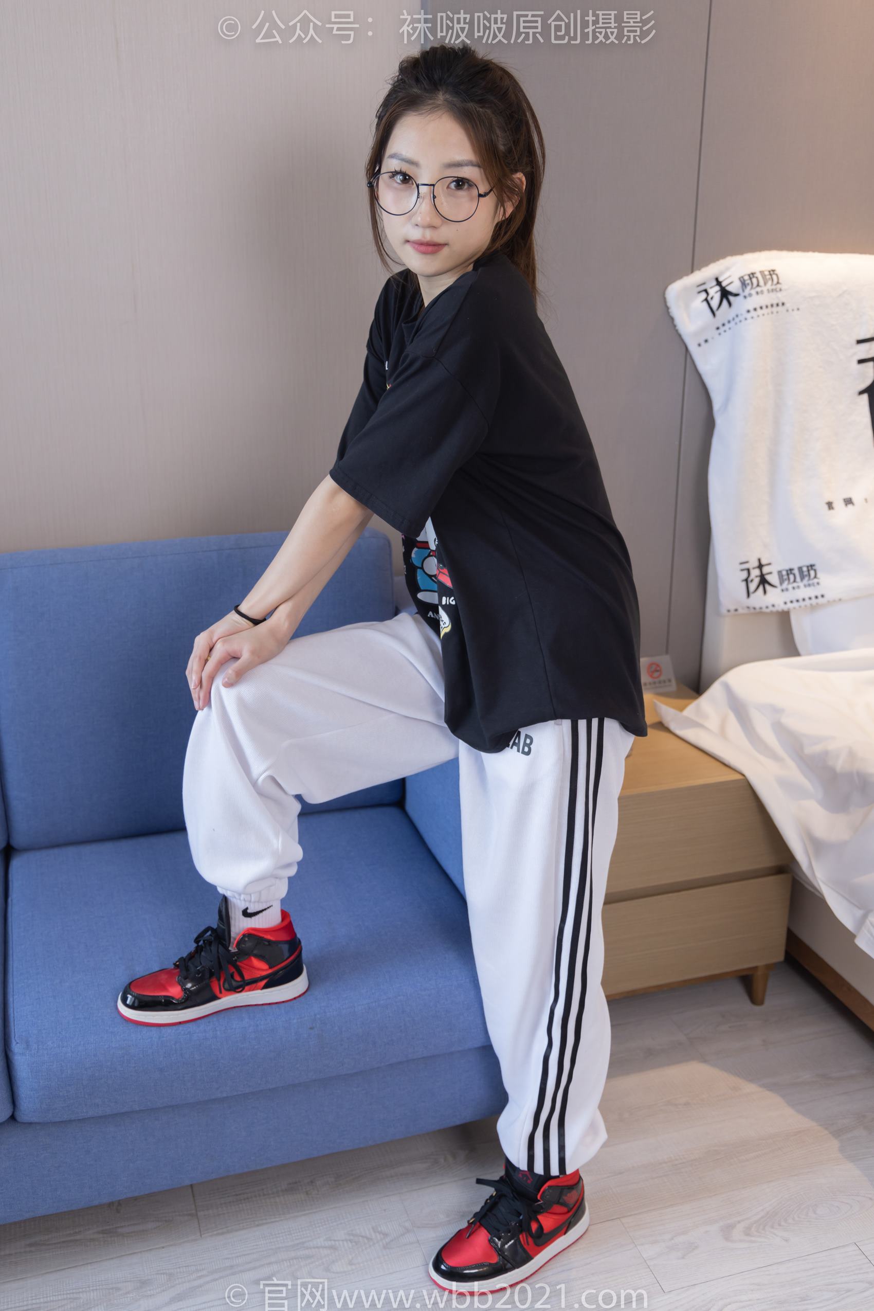 图片[23]-[BoBoSocks袜啵啵]NO.382 小沫-板鞋、白棉袜[143P] – 速更版-美库