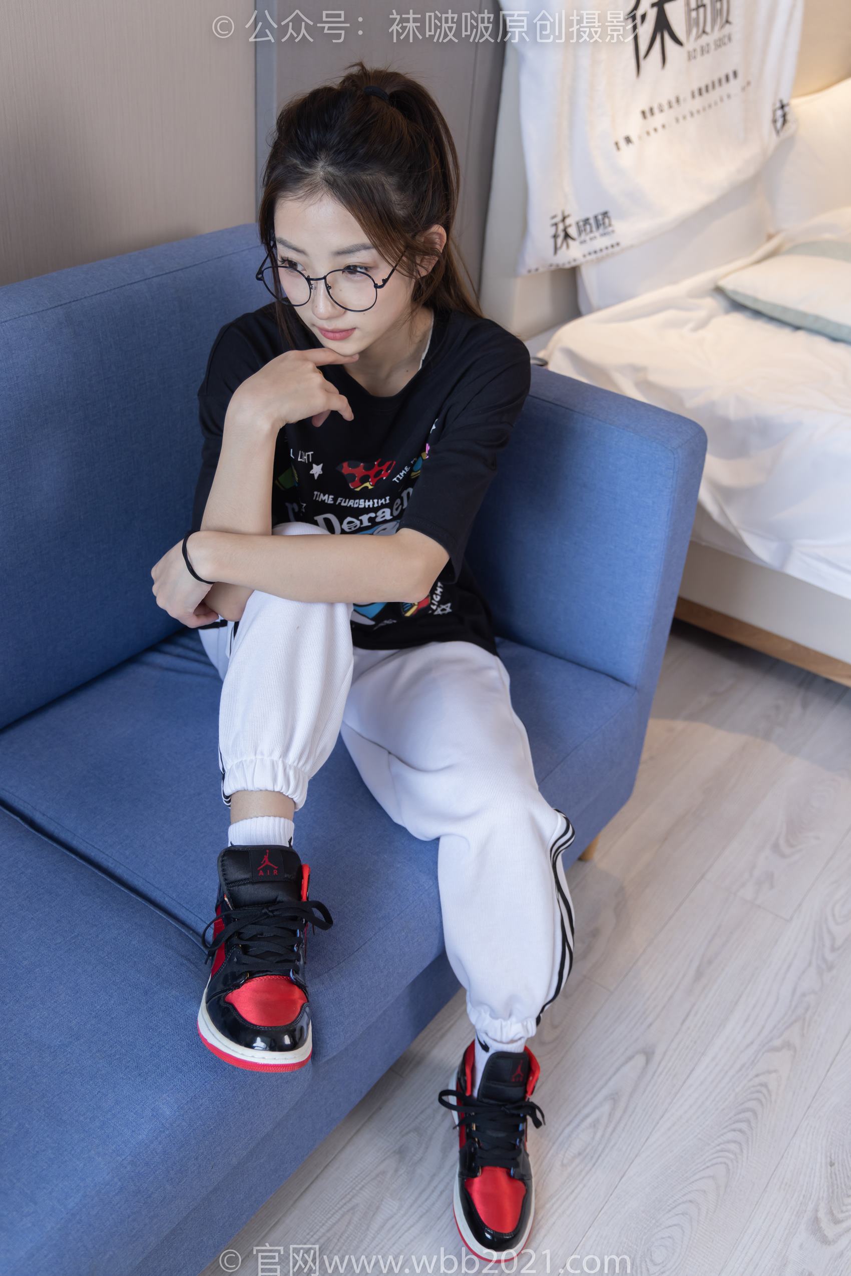 图片[33]-[BoBoSocks袜啵啵]NO.382 小沫-板鞋、白棉袜[143P] – 速更版-美库