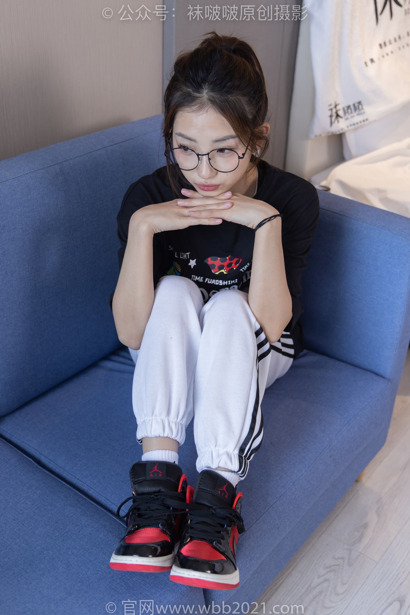 图片[35]-[BoBoSocks袜啵啵]NO.382 小沫-板鞋、白棉袜[143P] – 速更版-美库